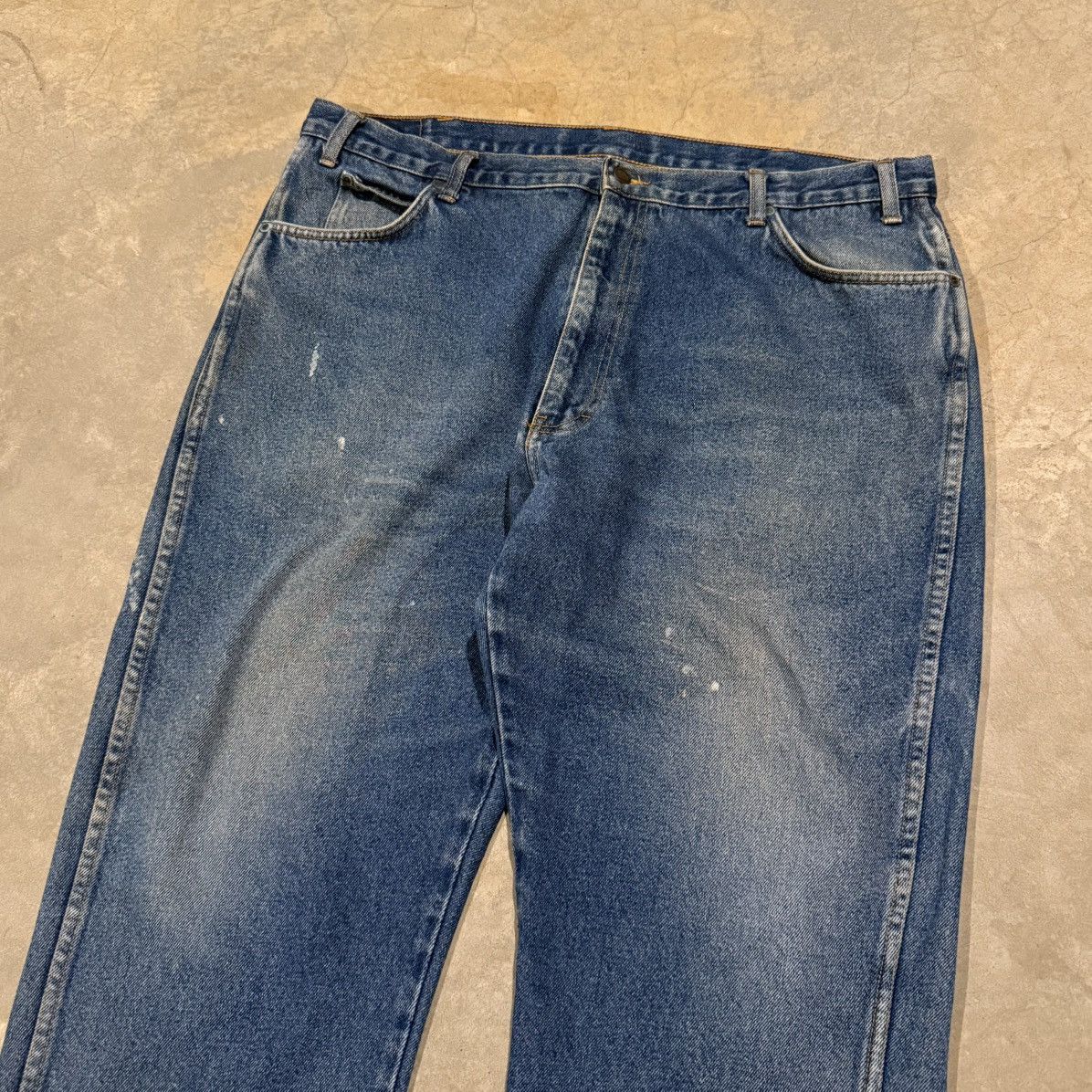 Dickies Vtg 2000s Dickies Faded Distressed Painted Jeans ERD Grunge Size US 40 / EU 56 - 3 Thumbnail