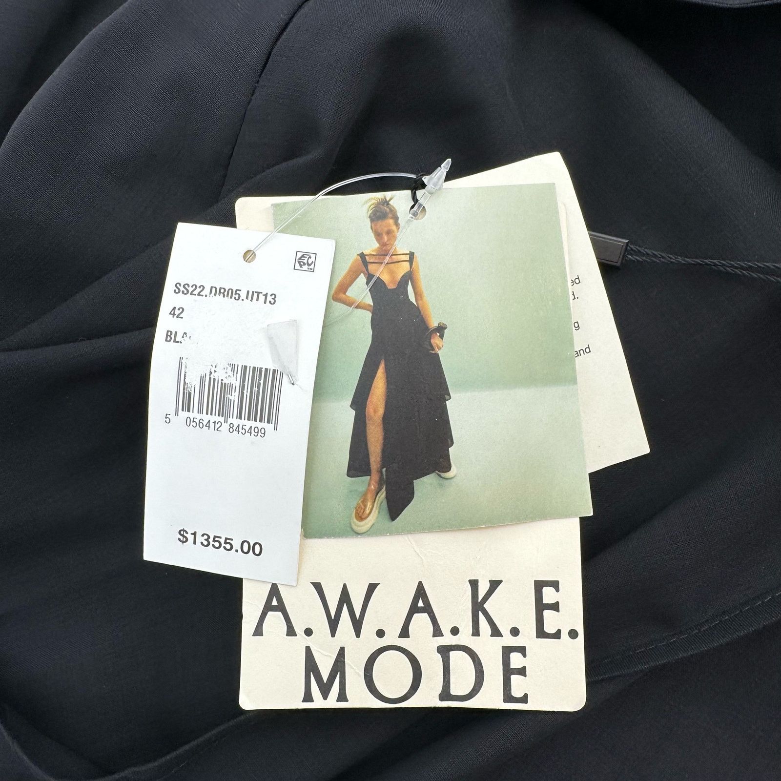 Awake NY A.W.A.K.E. MODE Multi Panel Dress Size 42 NWT Size M / US 6-8 / IT 42-44 - 10 Thumbnail