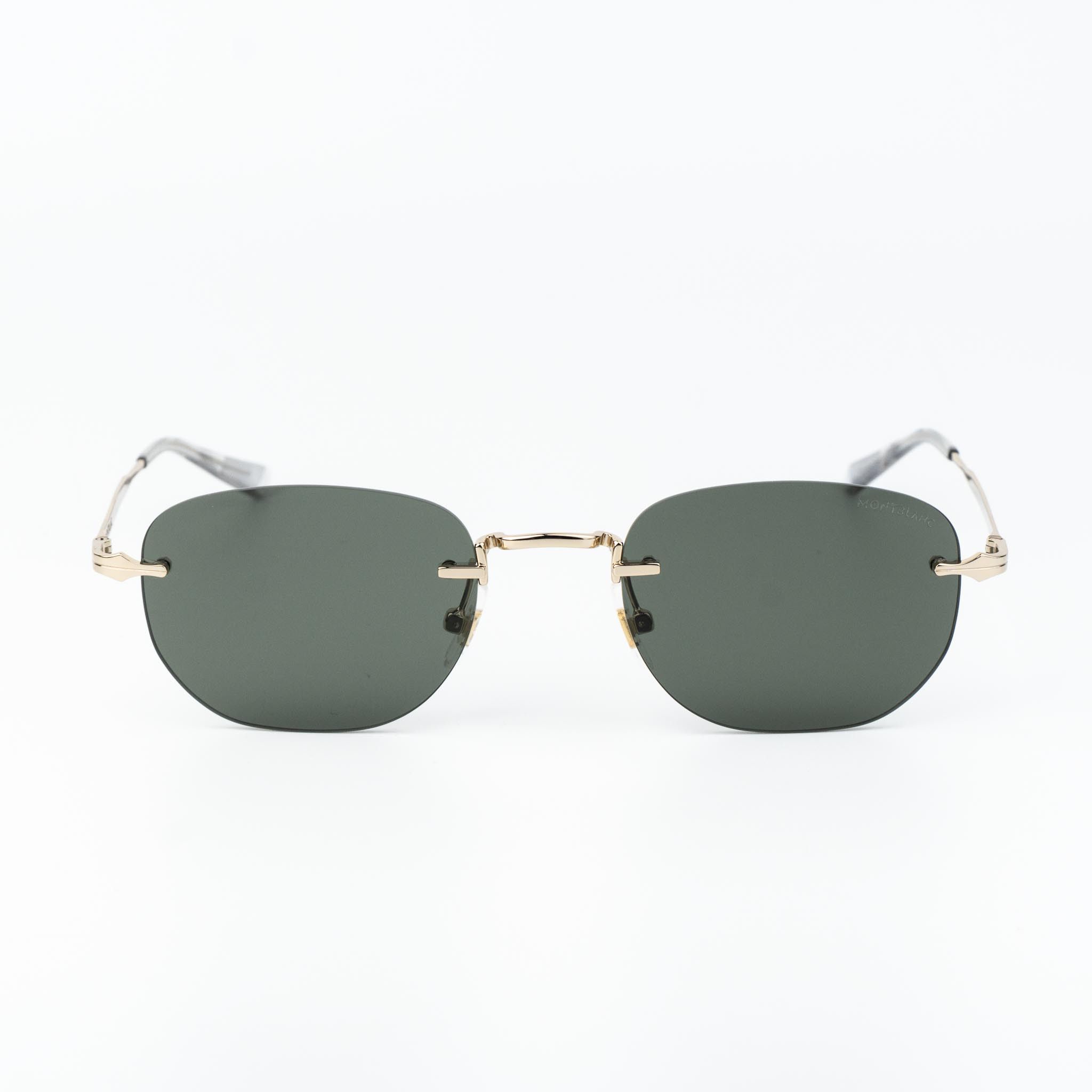Montblanc Montblanc Men Sunglasses Square Rimless MB0303S 001 Size ONE SIZE - 2 Thumbnail