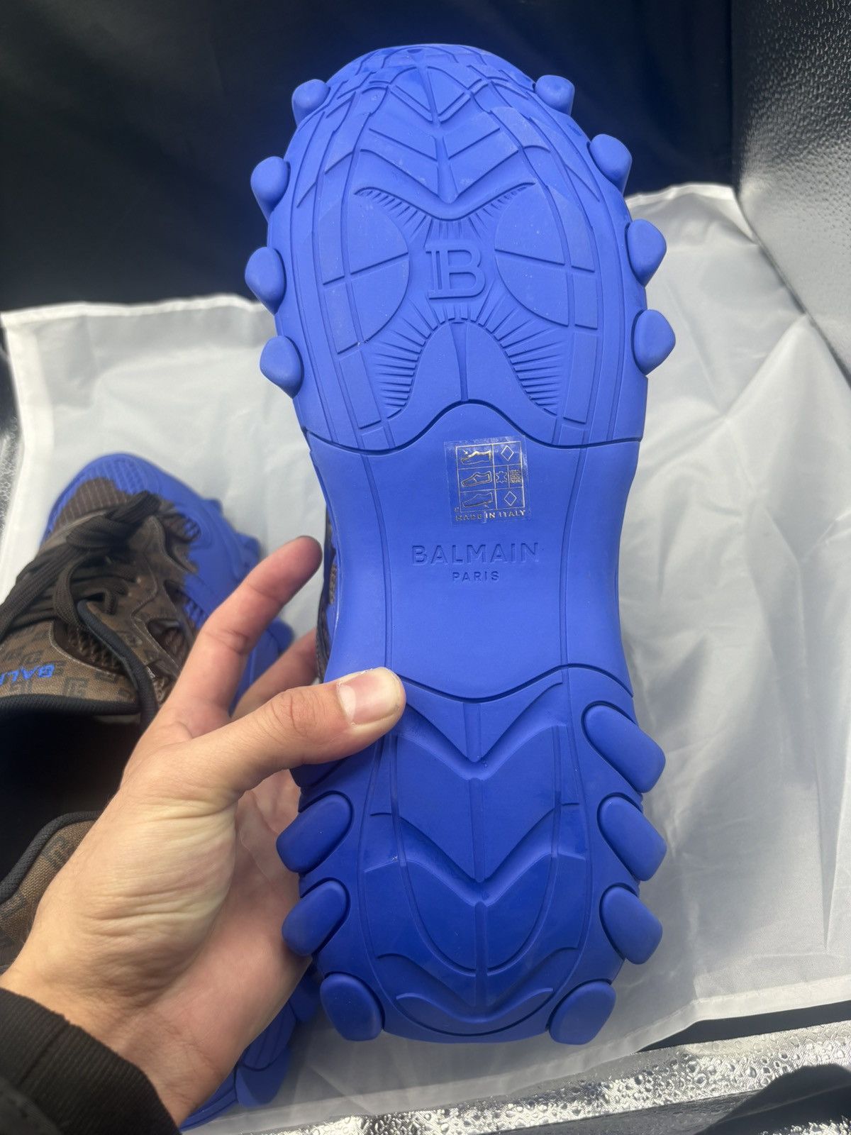 Balmain Blue Balmain runner Size US 13 / EU 46 - 8 Thumbnail