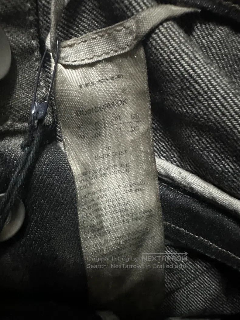 Rick Owens RICK OWENS Dark gray/wash gray Banana zipper denim pants Size US 31 - 7 Thumbnail