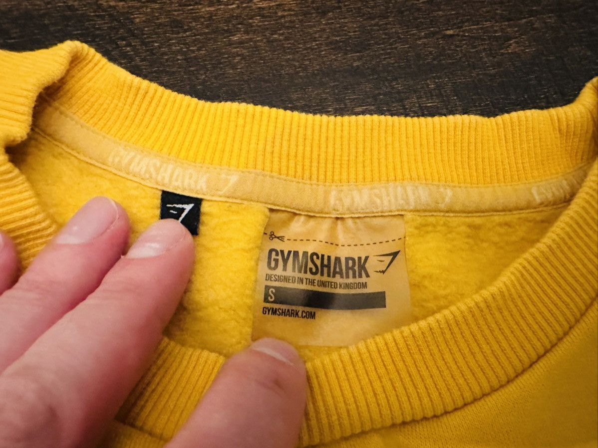Gymshark Gymshark Women Yellow Legacy Cropped Pullover Sweater Size S Size S / US 4 / IT 40 - 3 Thumbnail