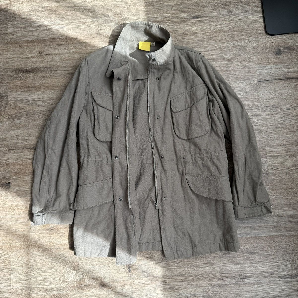 Mandarina Duck 2000S MANDARINA DUCK RAW CUT COATED FABRIC SHIRT JACKET Size L / US 10 / IT 46 - 5 Thumbnail