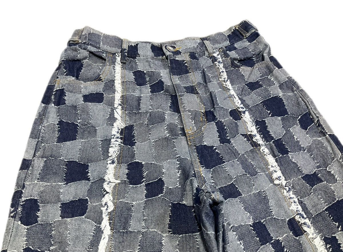 Hysteric Glamour × If Six Was Nine × Japanese Brand 🔥Sick Y2K Japanese WIH Patchwok Flared Denim Size US 30 / EU 46 - 3 Thumbnail