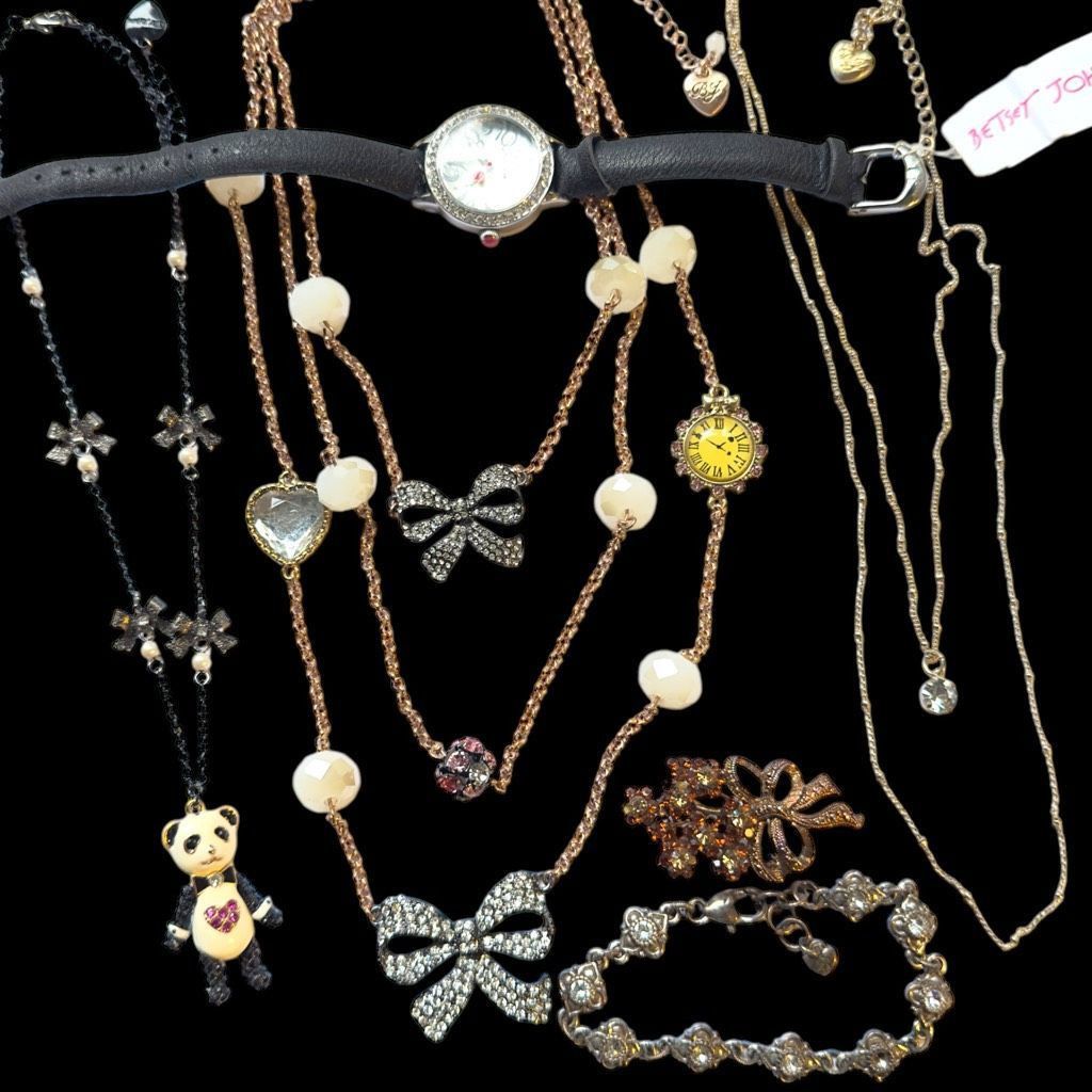 Betsey Johnson BETSY JOHNSON Jewelry 6 Piece Lot Colorful Bear Floral Rhine Size ONE SIZE - 16 Thumbnail