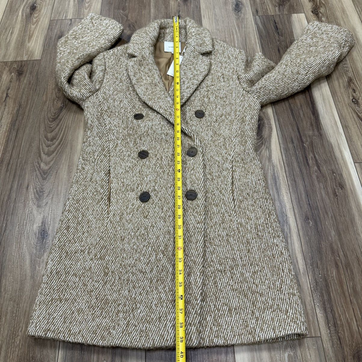 Vince NWT New Vince Double Breasted Wool Blend Coat, Small Size S / US 4 / IT 40 - 10 Thumbnail
