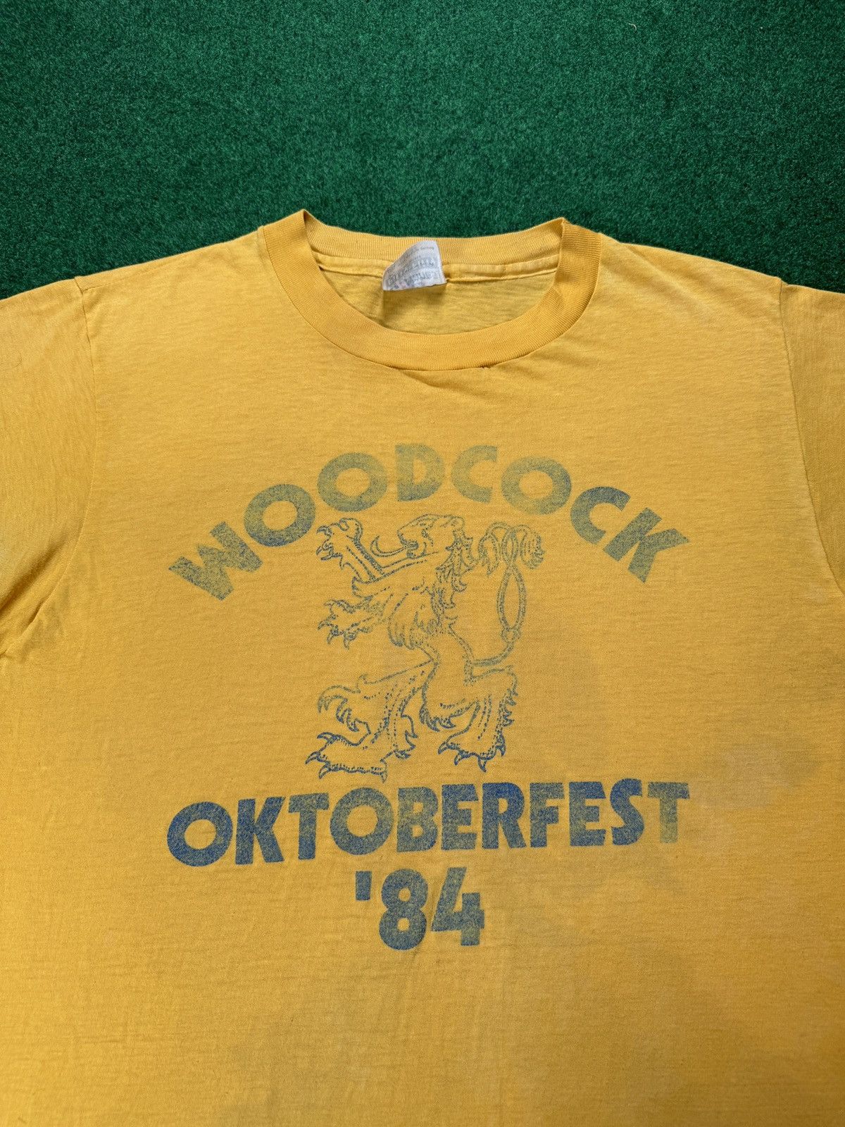 Hanes × Vintage Vintage 80s OKTOBER Fest 84’ 1984 Woodcock Pa T Shirt Size US L / EU 52-54 / 3 - 2 Thumbnail