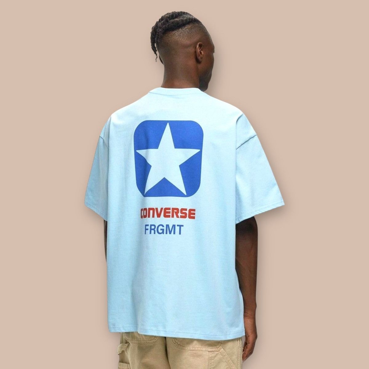 Converse × Fragment Design Converse x FRGMT Blue tee Size US XL / EU 56 / 4 - 13 Thumbnail