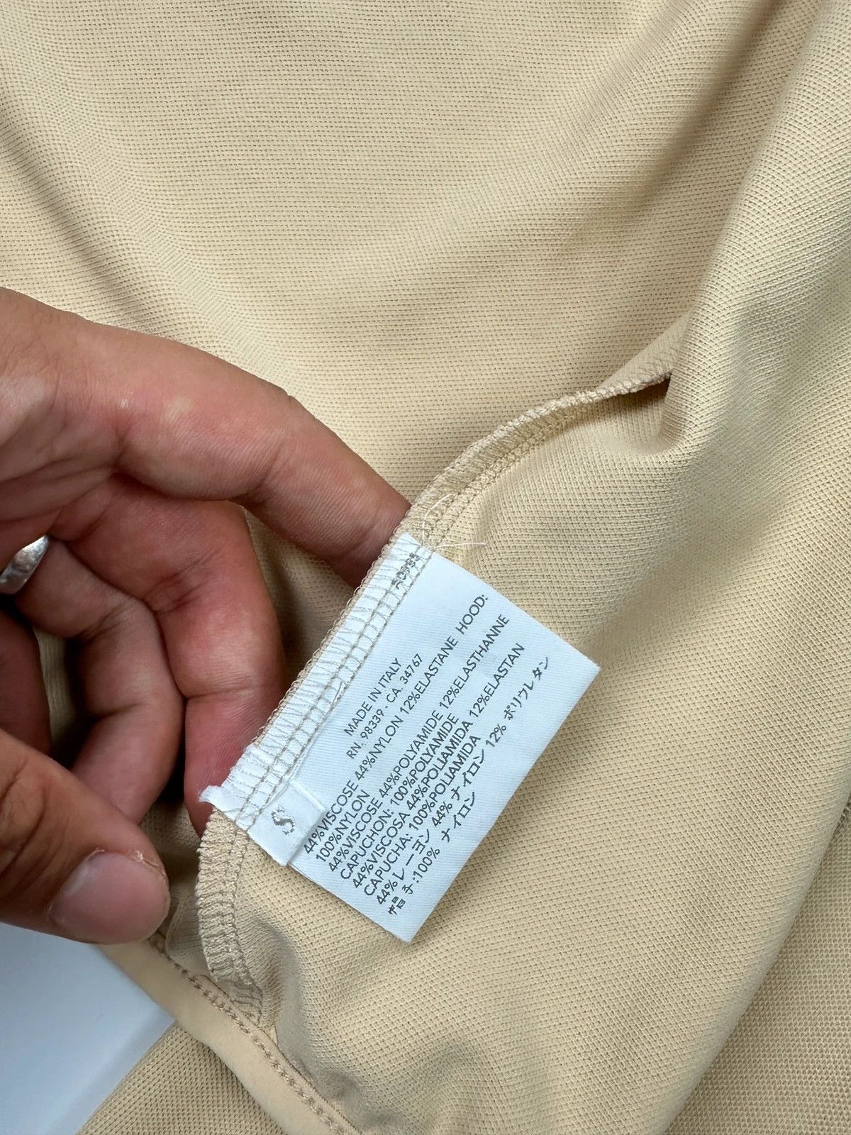Prada Prada Sport SS2000 Mesh Beige Hooded Nylon Jacket Size S / US 4 / IT 40 - 9 Thumbnail