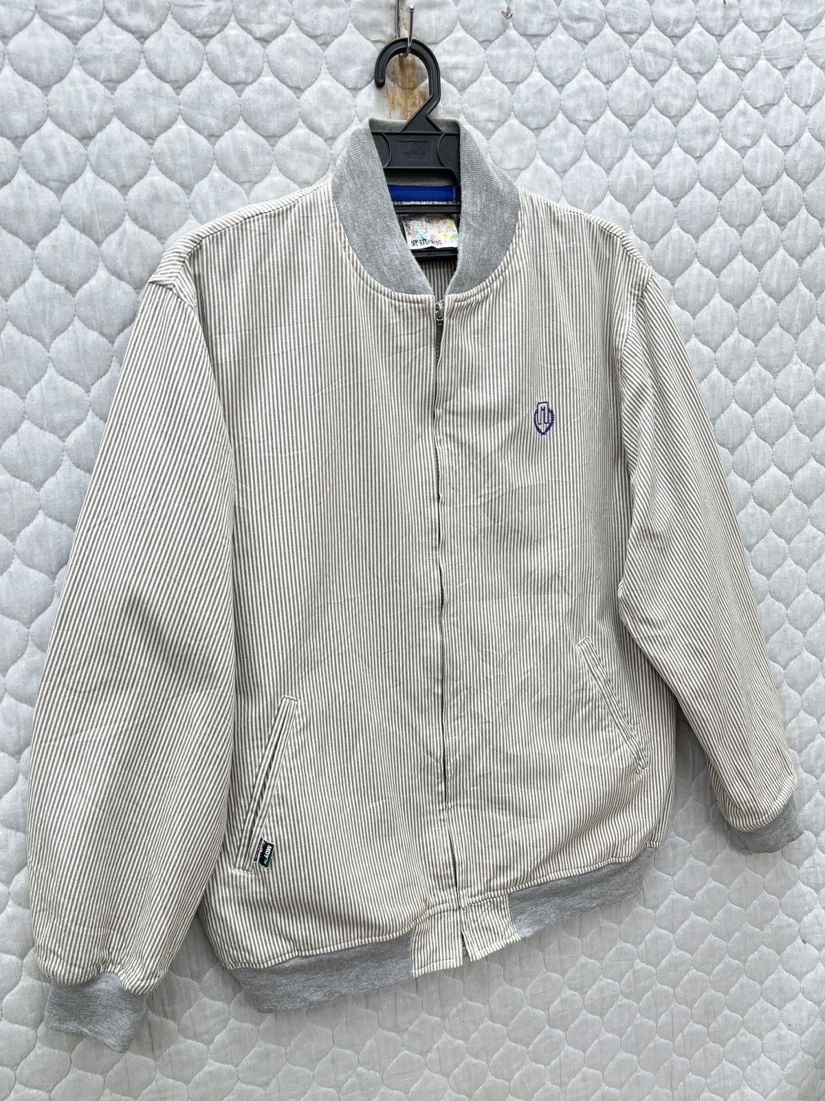 Japanese Brand 🔥🔥🔥ARCHIVE MACKDADDY HIKORY STRIPE BOMBER LIGHT JACKET Size US M / EU 48-50 / 2 - 2 Thumbnail