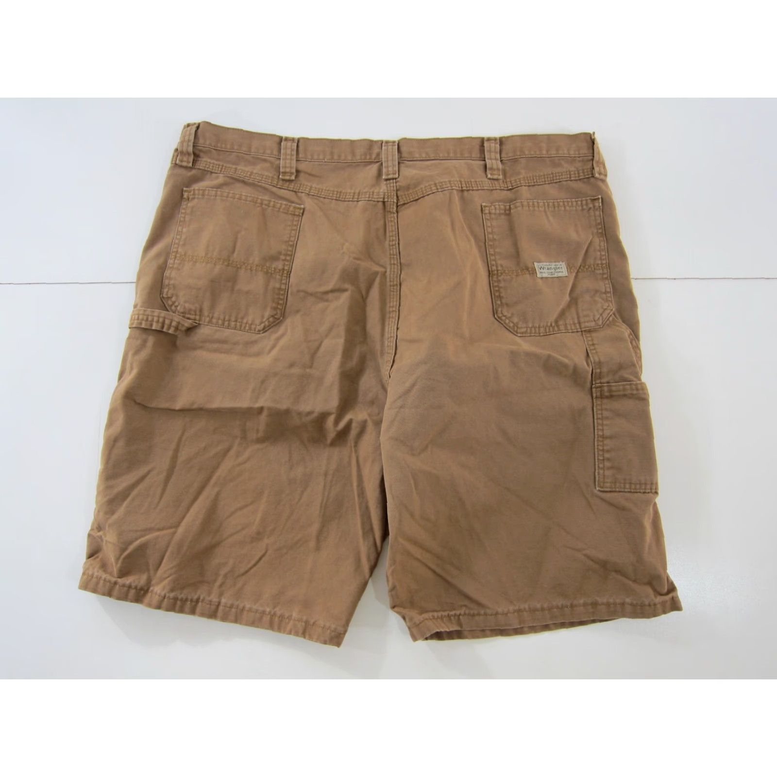 Wrangler Wrangler 100% Cotton Brown Pocket Cargo Carpenter Work Short Men Size 46 Size US 30 / EU 46 - 2 Thumbnail