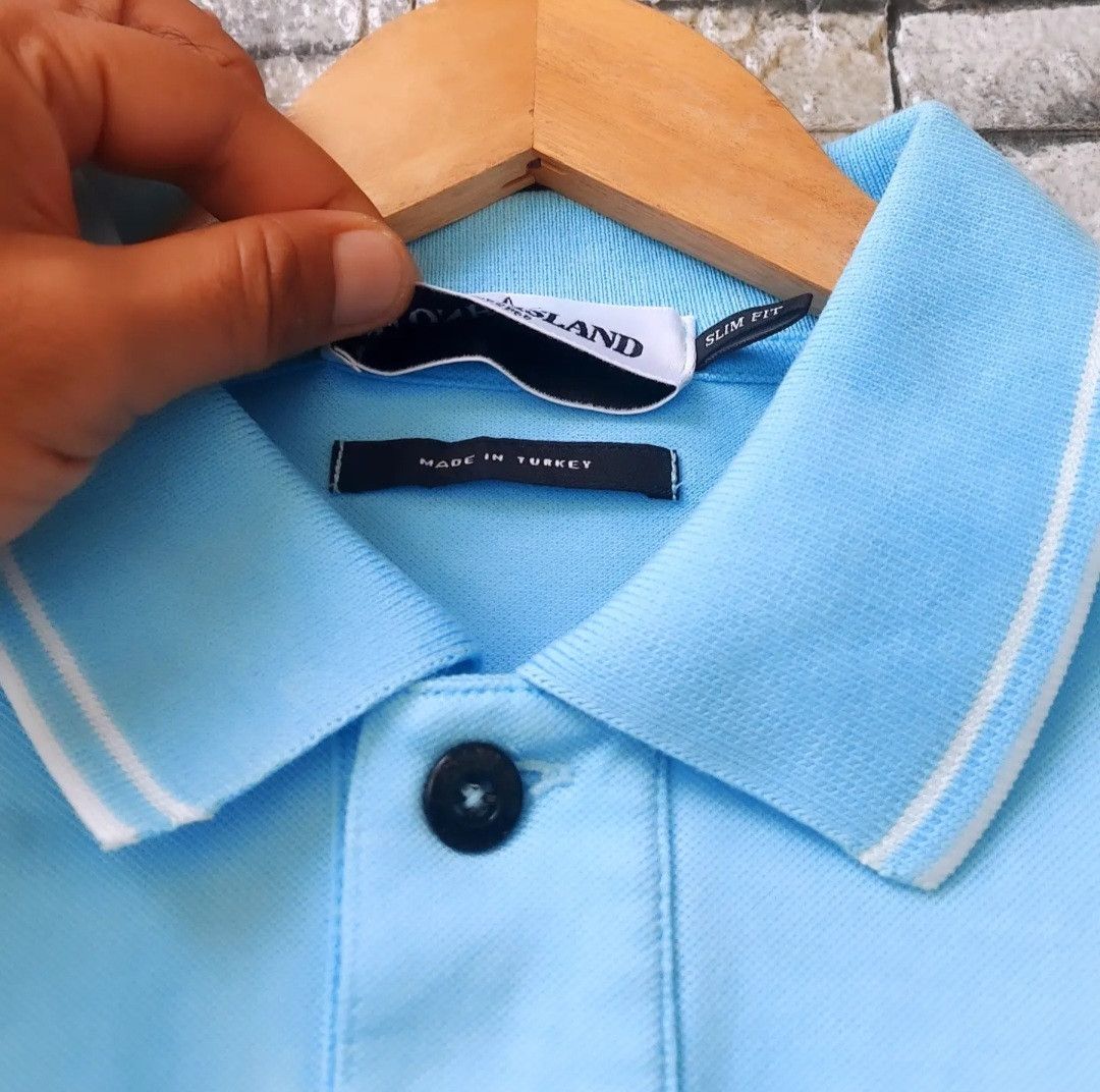 Stone Island STONE ISLAND Mens Polo Shirt Slim Fit Size US L / EU 52-54 / 3 - 5 Thumbnail