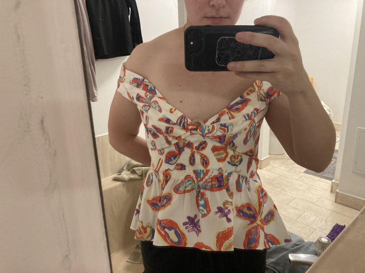 Peter Pilotto Off-the-shoulder Peter Pilotto top Size M / US 6-8 / IT 42-44 - 3 Thumbnail