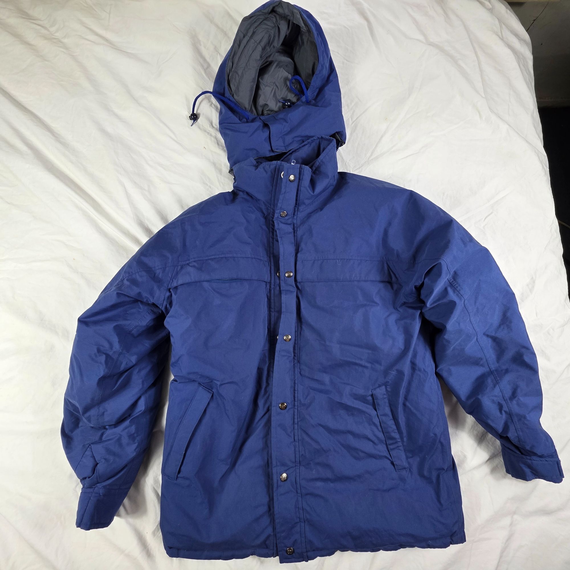 Eddie Bauer Eddie Bauer Gore Tex Mens XL Blue Goose Down Fill Hooded Win Size US XL / EU 56 / 4 - 1 Thumbnail