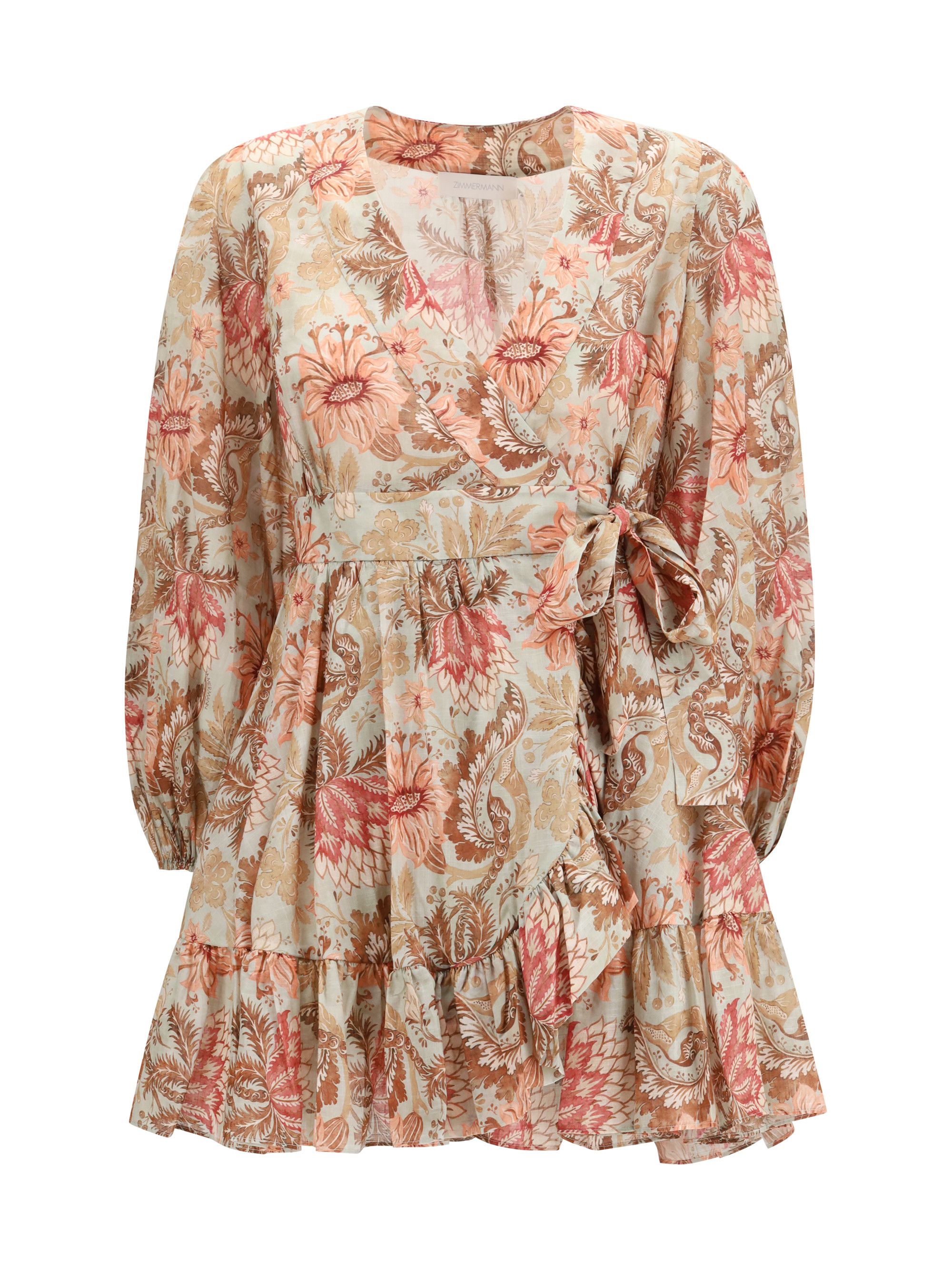 Zimmermann Daylight wrap mini Dress Size S / US 4 / IT 40 - 1 Thumbnail