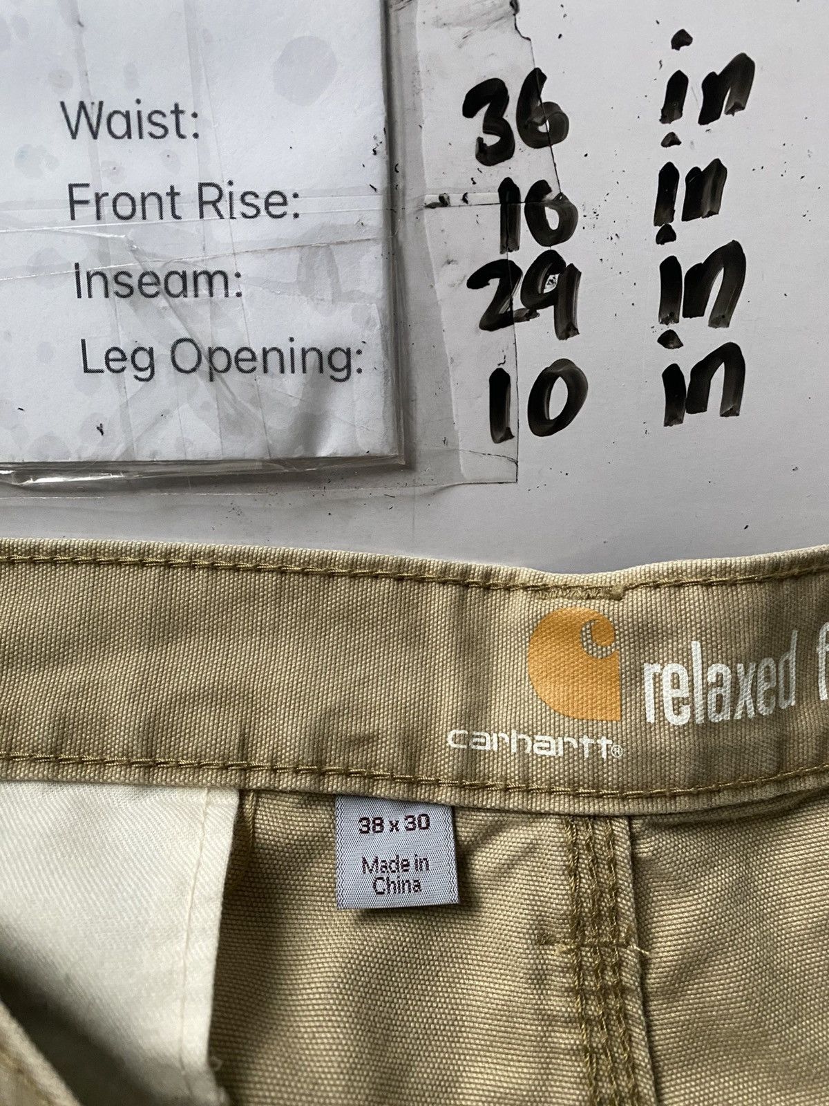 Carhartt Carhartt Cargo Carpenter Work Pants Size US 36 / EU 52 - 4 Thumbnail