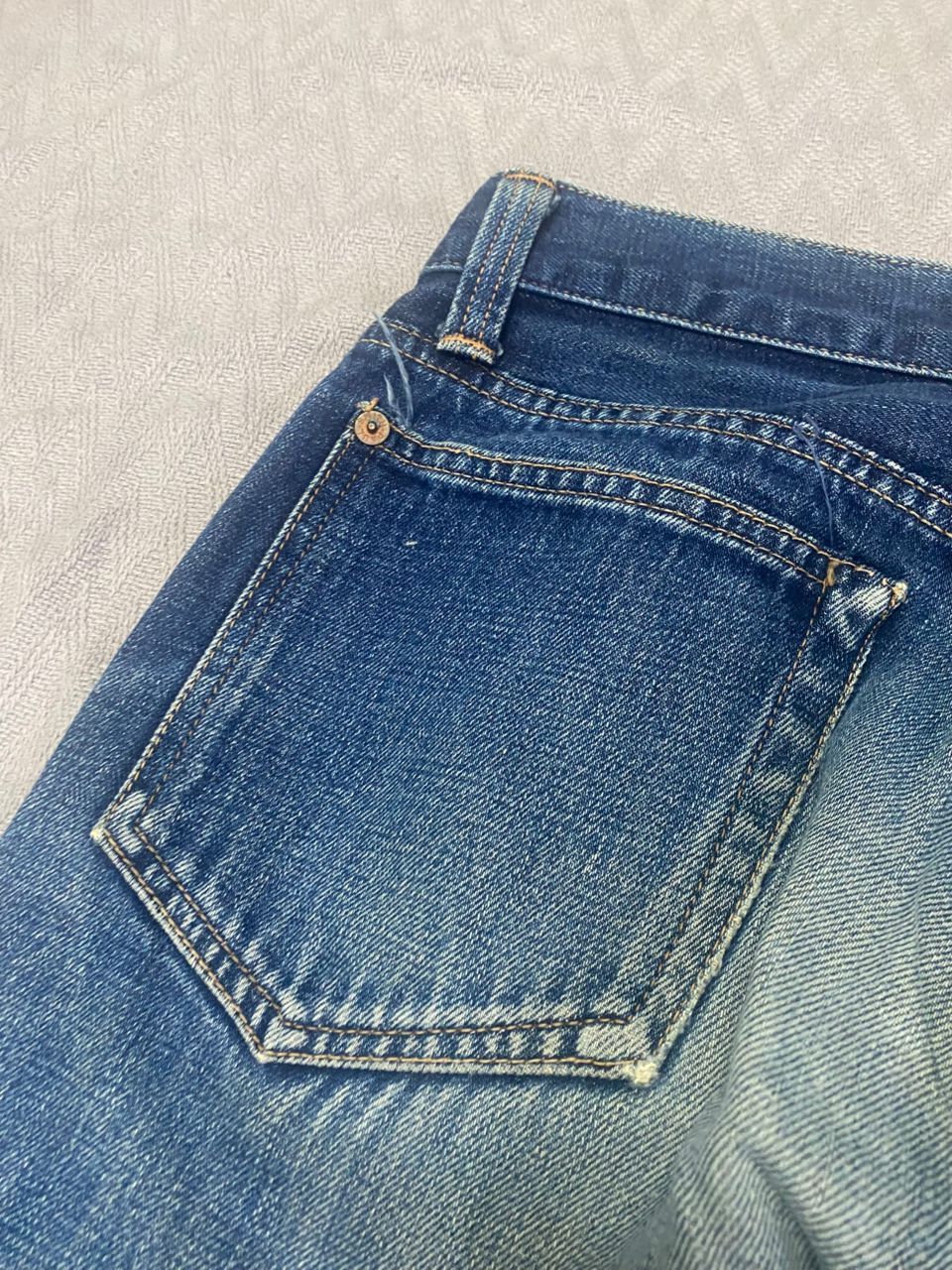 If Six Was Nine Vintage Paul Smith Red Ear Selvegde Distressed Denim Size US 28 / EU 44 - 14 Thumbnail