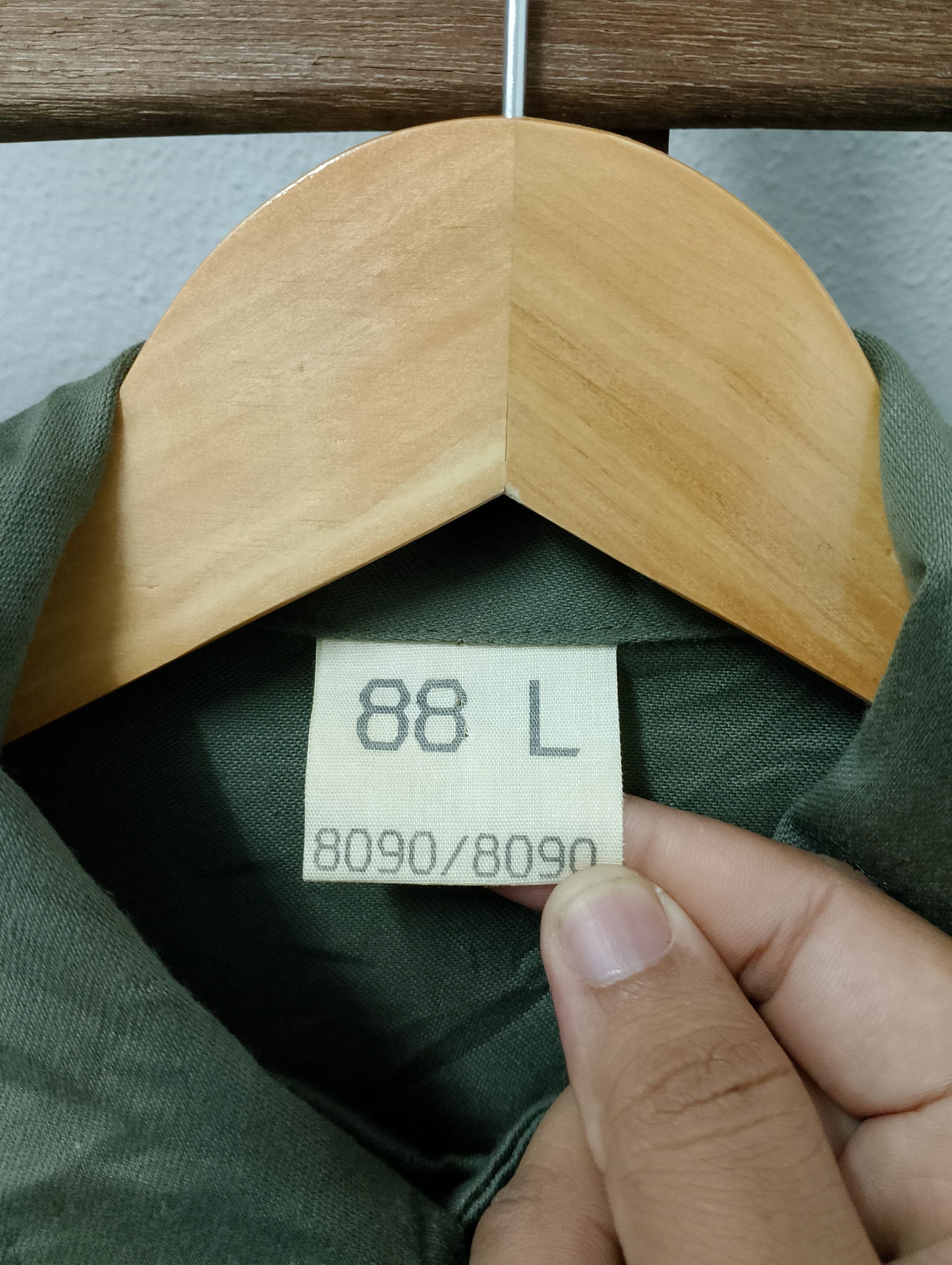 Vintage Vintage French Military Field Jacket 1989 Olive Green Size US M / EU 48-50 / 2 - 3 Thumbnail