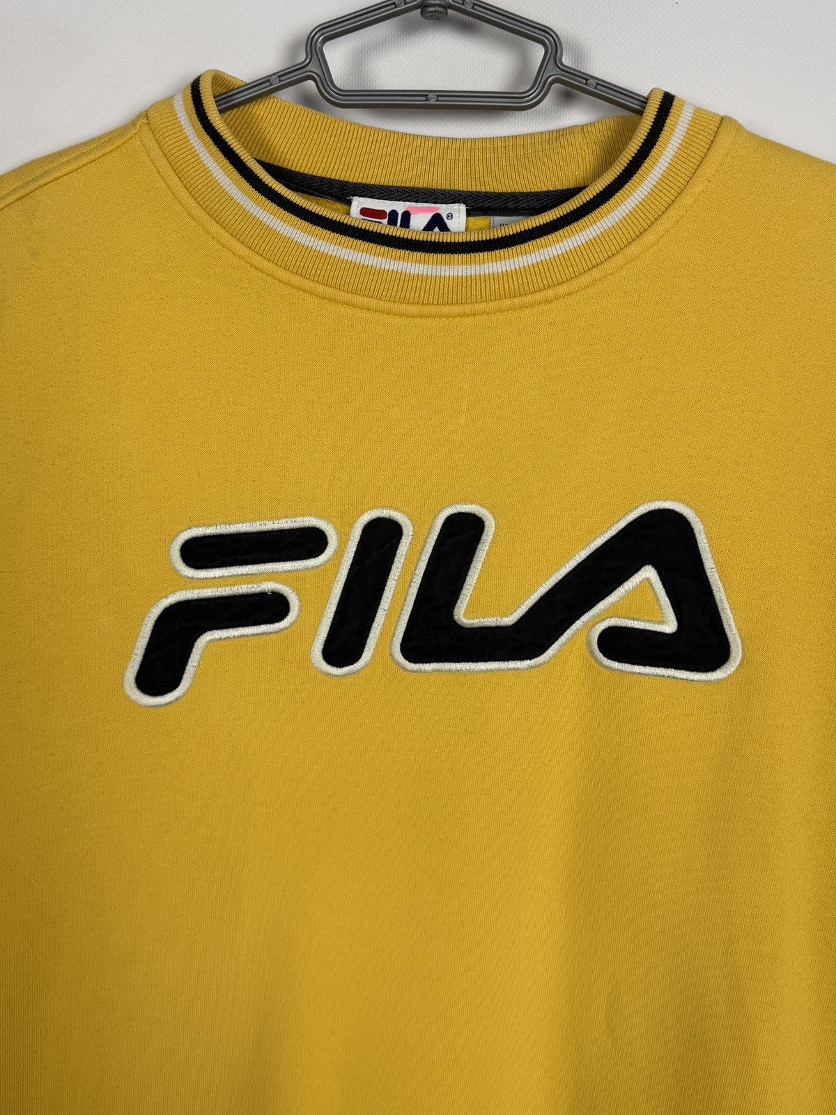 Fila Fila Vintage Sweatshirt Embroidered Logo Korea Made Size L Size US L / EU 52-54 / 3 - 6 Thumbnail
