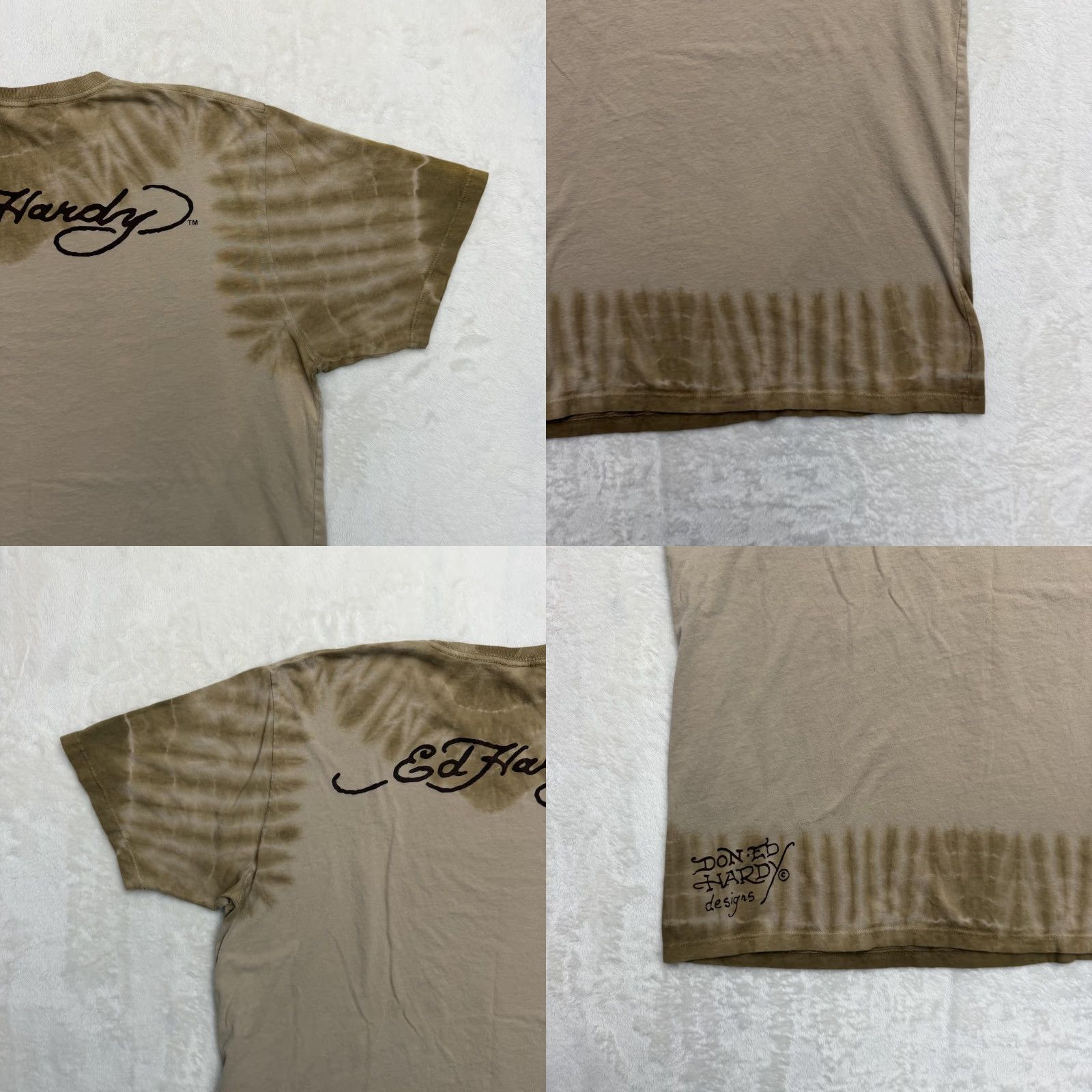 Ed Hardy Ed Hardy Shirt Mens 2XL Brown Freedom 1958 Flying High Tie Dye Graphic Tattoo Crew Neck Short Sleeve Cotton Vintage No Size US XXL / EU 58 / 5 - 9 Thumbnail