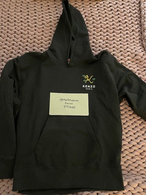 Kenzo Kenzo Black Hoodie - Size L Size US L / EU 52-54 / 3 - 1 Thumbnail