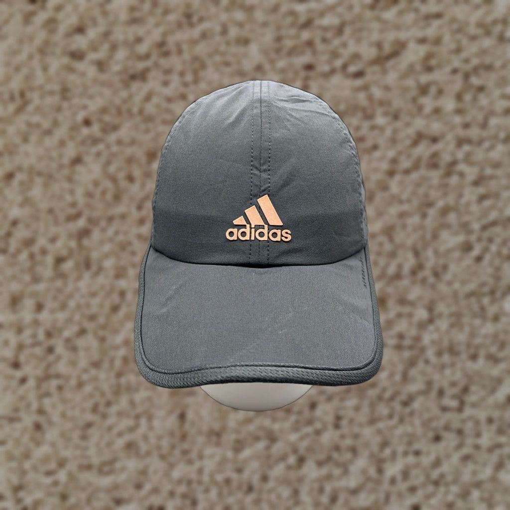 Adidas Adidas Hat Cap Adjustable One Size Gray Polyester Blend Run Gym Aeroready Adult Baseball Cap Men Women Unisex Shoes? Size ONE SIZE - 1 Thumbnail