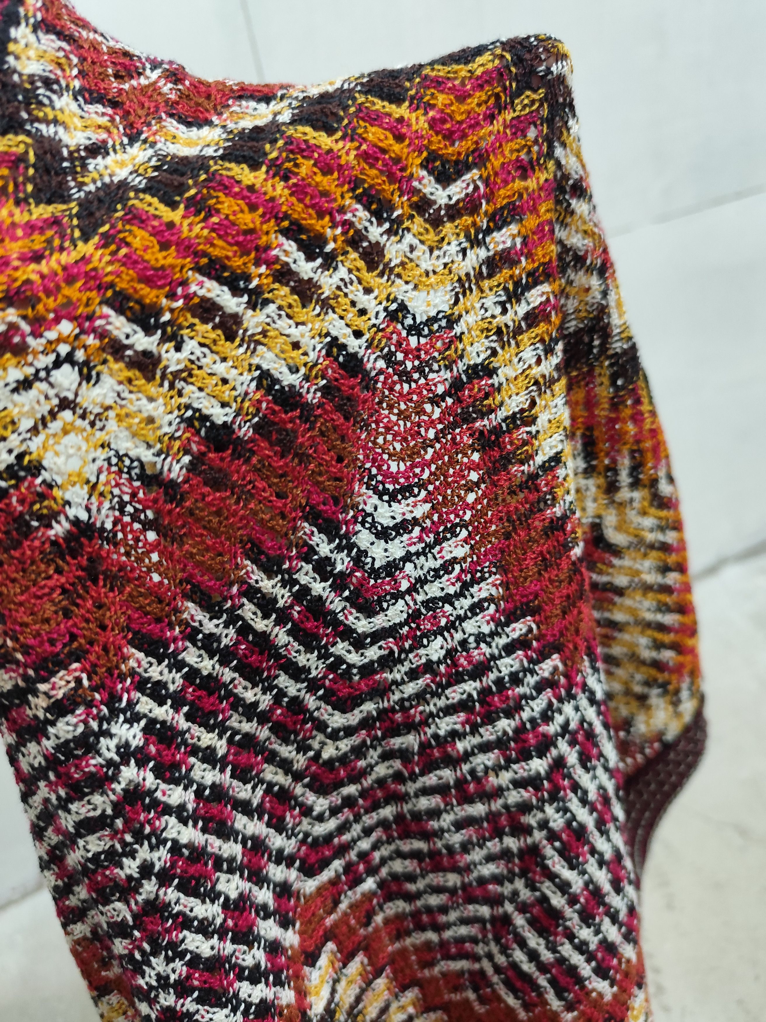 Missoni Missoni abstract pattern Cable knitted vest multi color Size L / US 10 / IT 46 - 11 Thumbnail