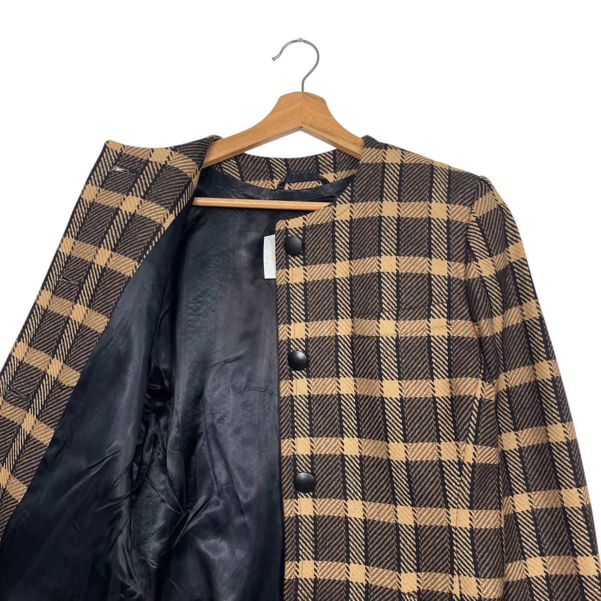 Aquascutum Vintage Aquacustum Check Button Jacket Size M / US 6-8 / IT 42-44 - 10 Thumbnail