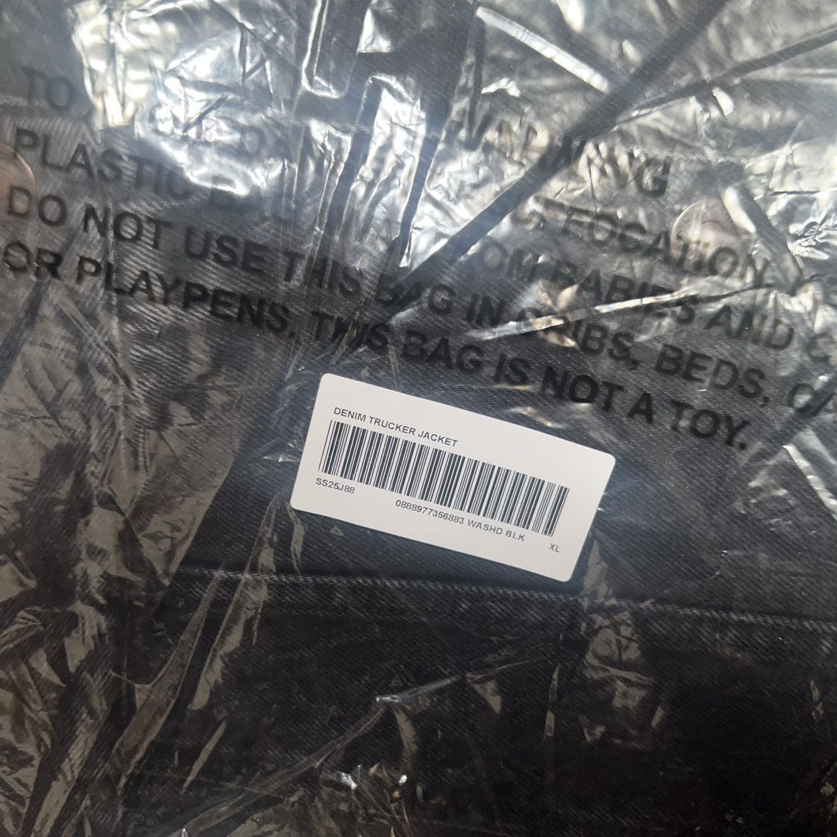 Supreme Supreme Denim Trucker Jacket SS25 Black Size: XL Size US XL / EU 56 / 4 - 5 Thumbnail
