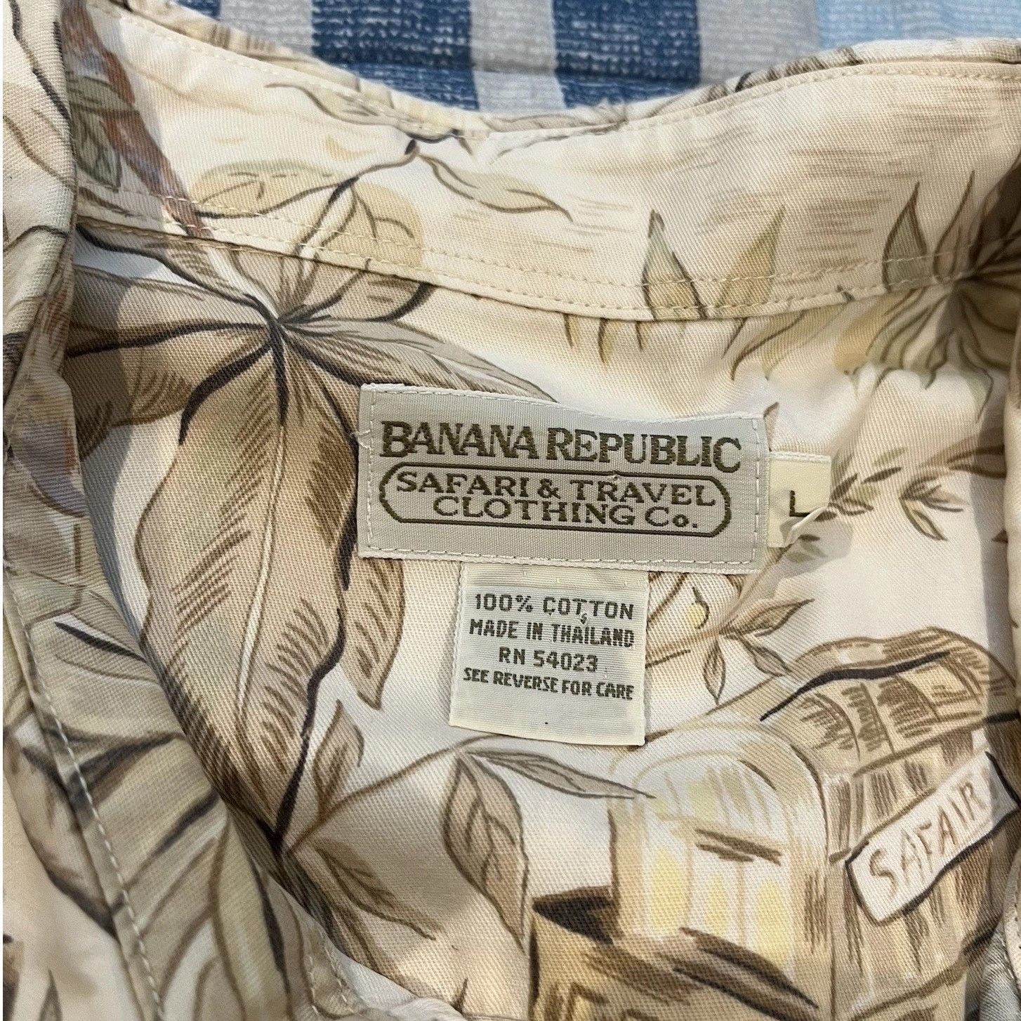 Banana Republic VTG Banana Republic Safari & Travel men's L button up Size US L / EU 52-54 / 3 - 6 Thumbnail