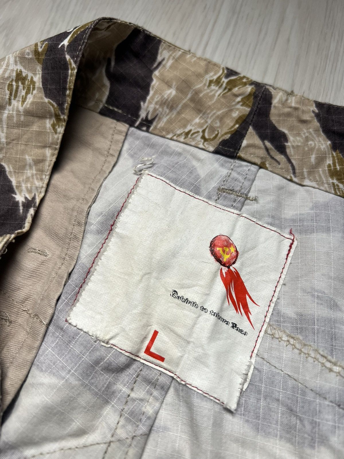 NADA SS05 Nada Rebirth To Tabura Rasa Tiger Stripe Communist Army Size US 34 / EU 50 - 7 Thumbnail