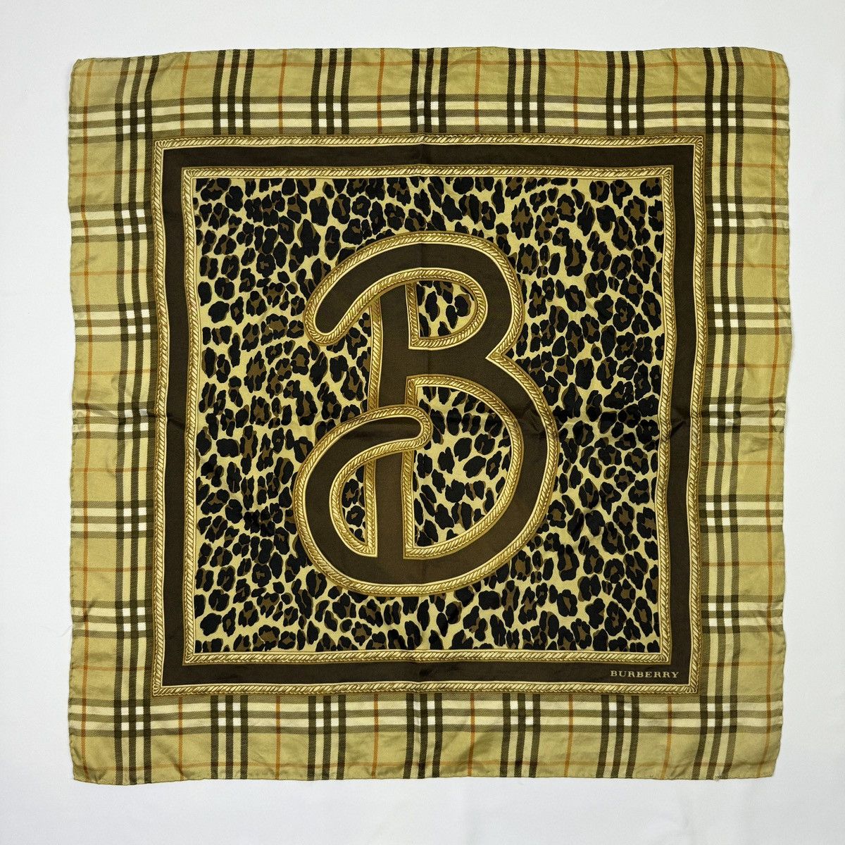 Burberry Vintage Burberry Silk Scarf Size ONE SIZE - 1 Thumbnail