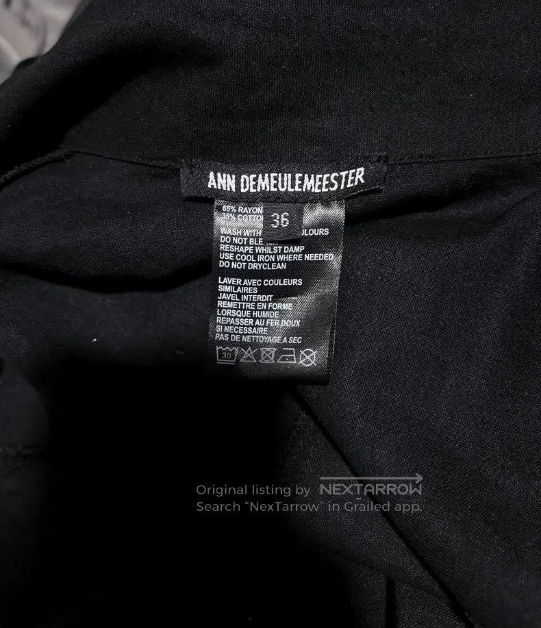 Ann Demeulemeester Ann Demeulemeester 36 shirt ... Size US M / EU 48-50 / 2 - 9 Thumbnail