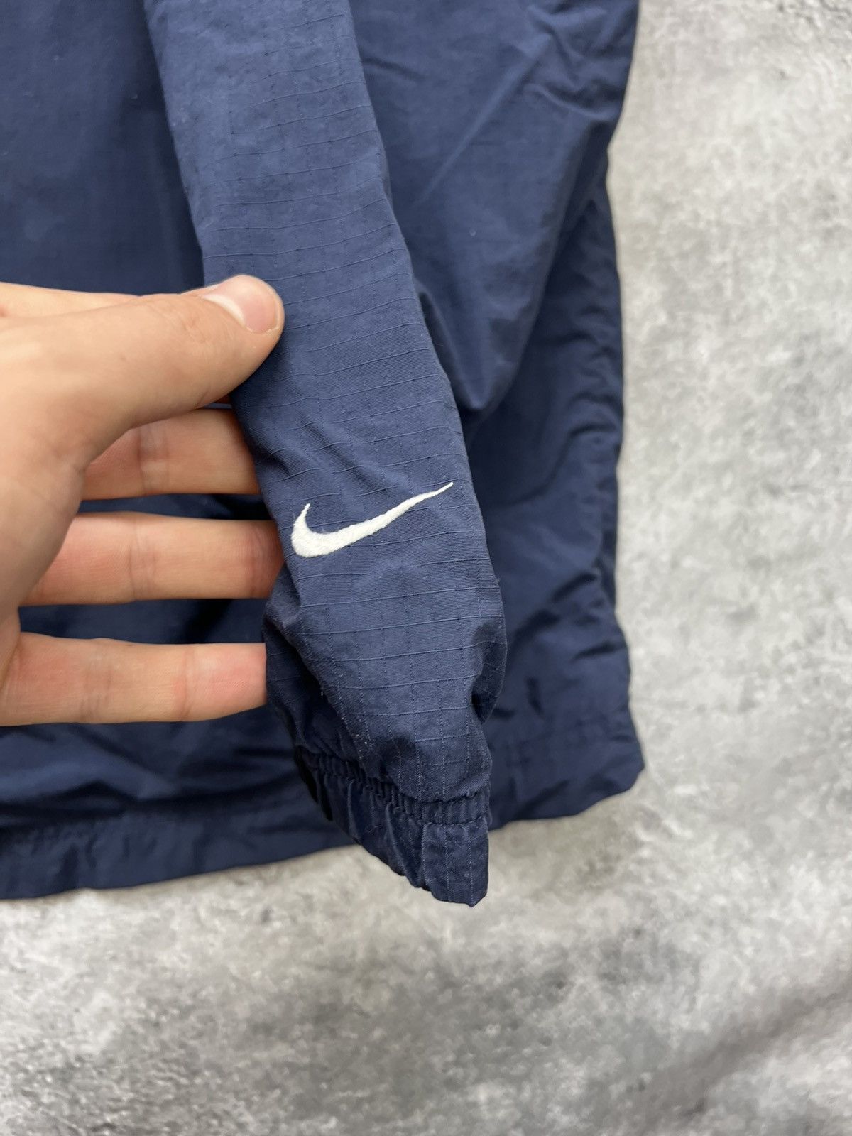 Nike Vintage 90s Nike Blue Anorak Nylon Mens Jacket Size US XXL / EU 58 / 5 - 9 Thumbnail