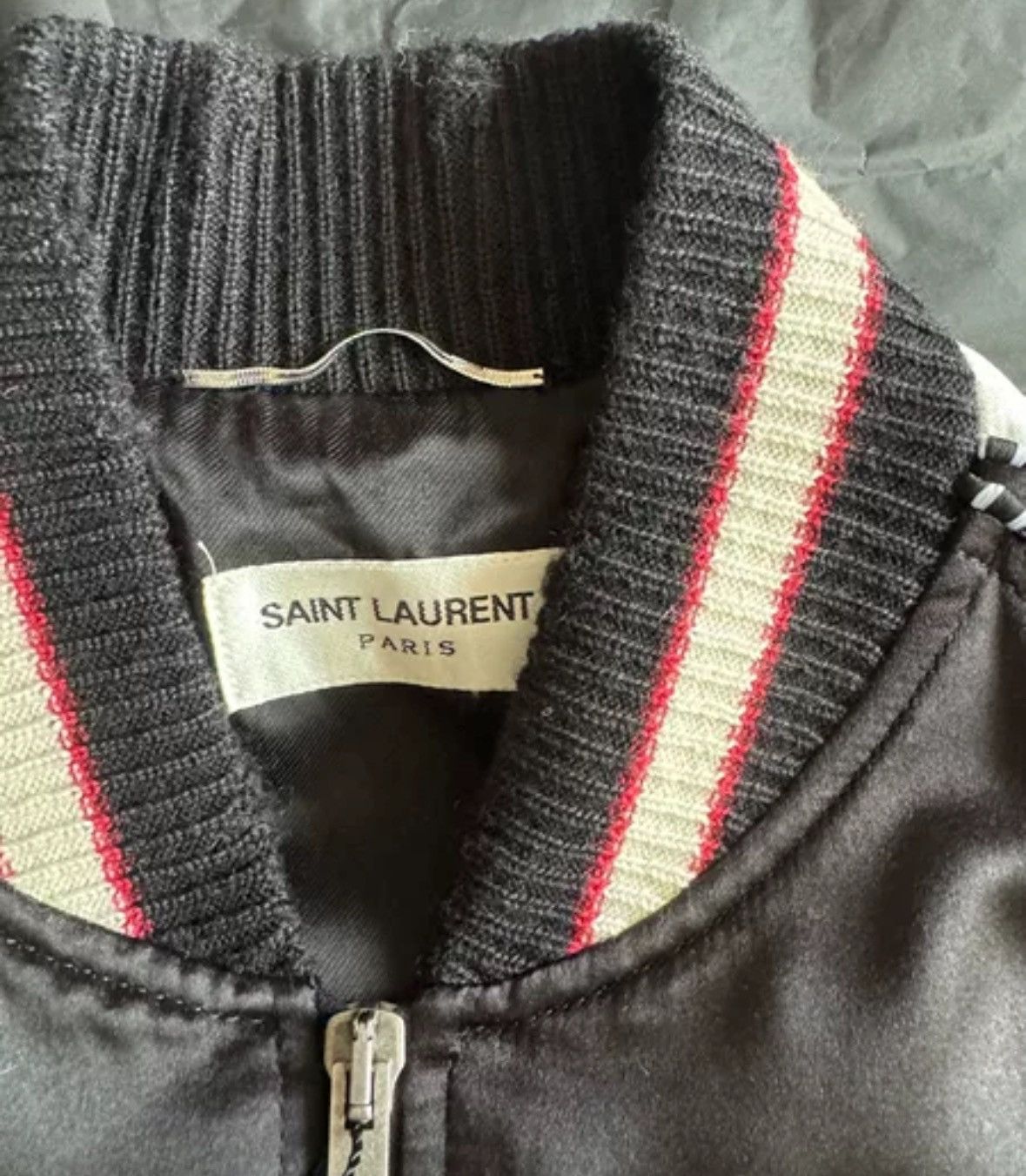 Saint Laurent Paris × Yves Saint Laurent Saint Laurent's out of print embroidery heavy-duty jacket Size US S / EU 44-46 / 1 - 7 Thumbnail