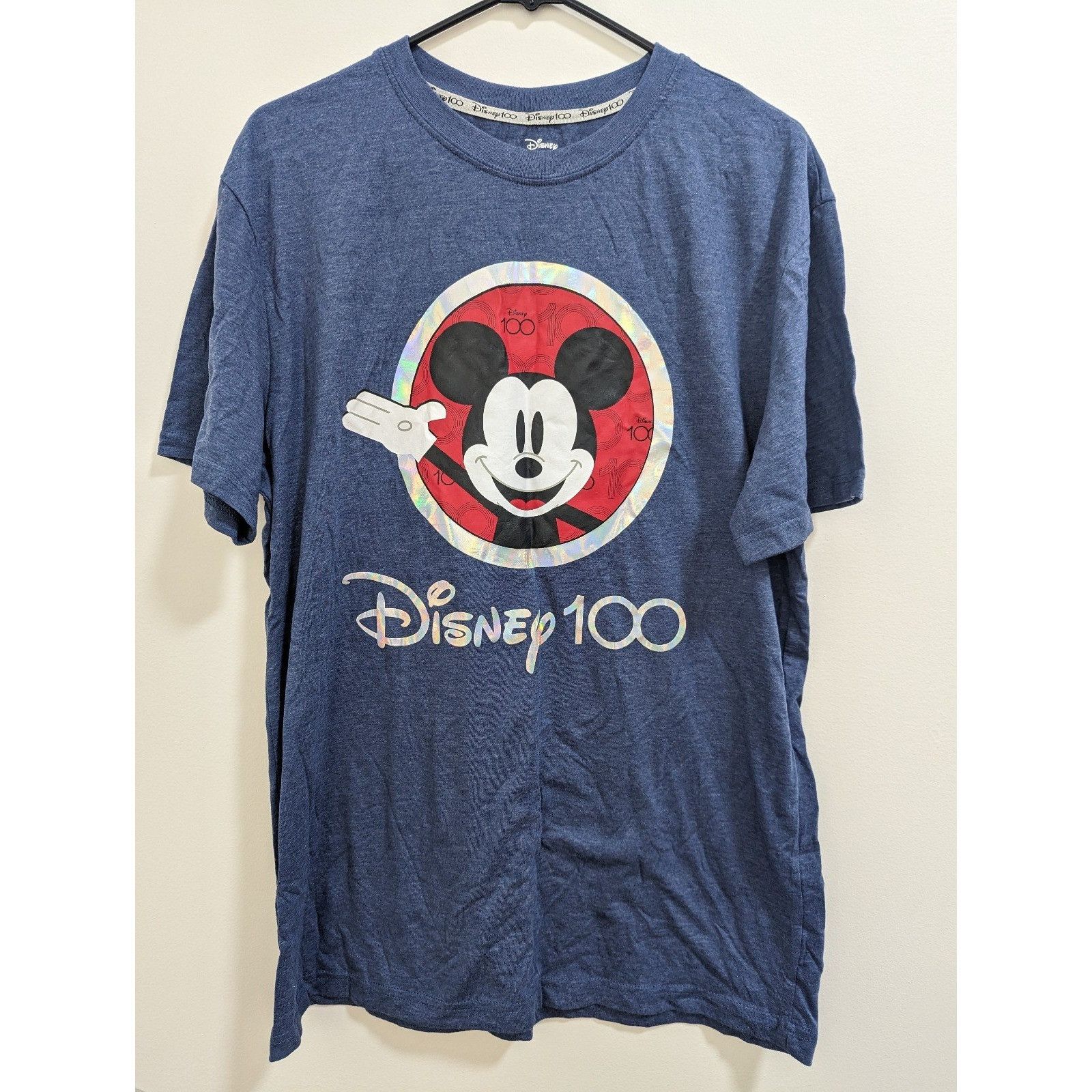 Disney Disney 100th Anniversary Mickey Mouse Adult Medium Two-Sided Size US M / EU 48-50 / 2 - 1 Thumbnail