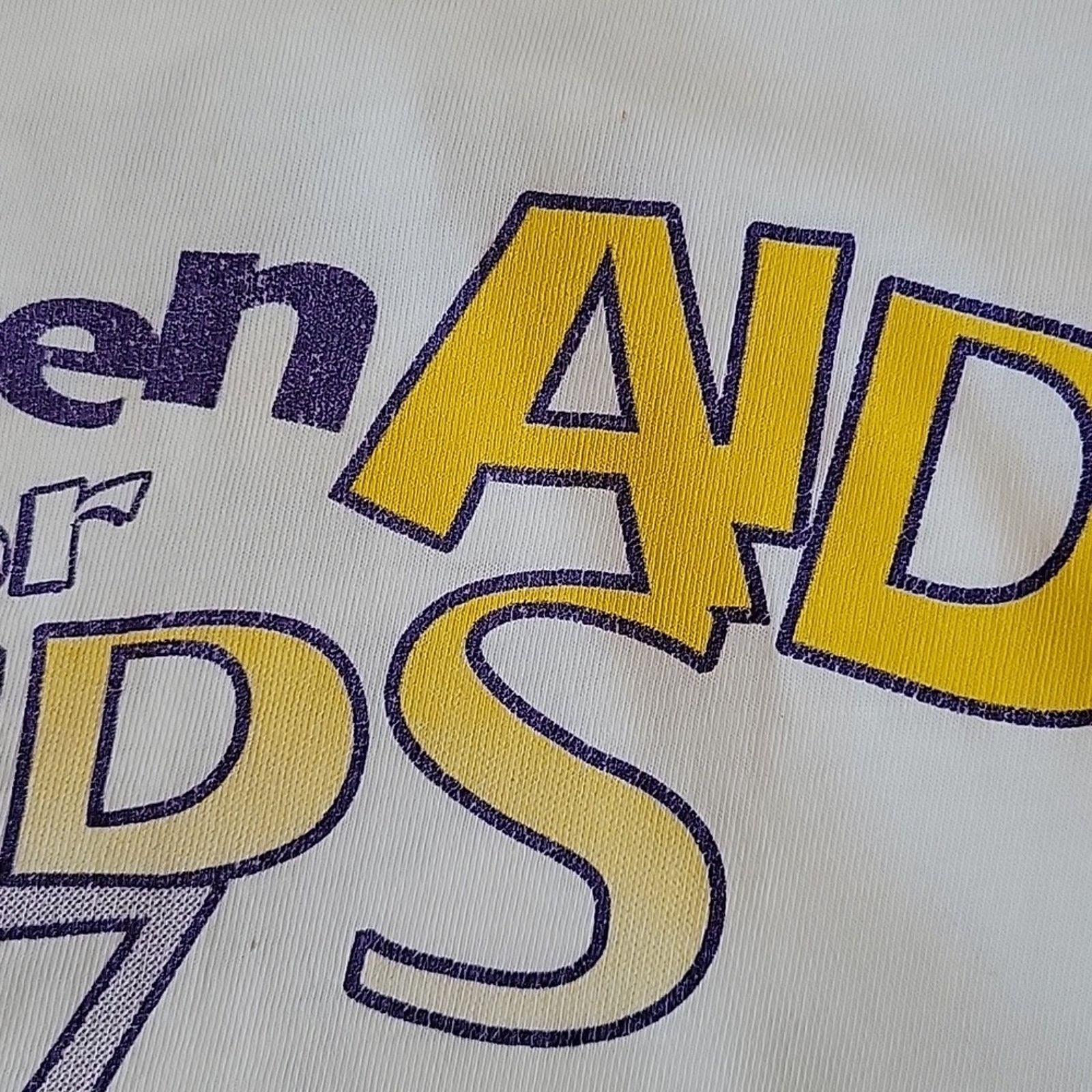 Hanes Vintage XL t-shirt tee Promenaid For Aids 1997 Size US XL / EU 56 / 4 - 5 Thumbnail