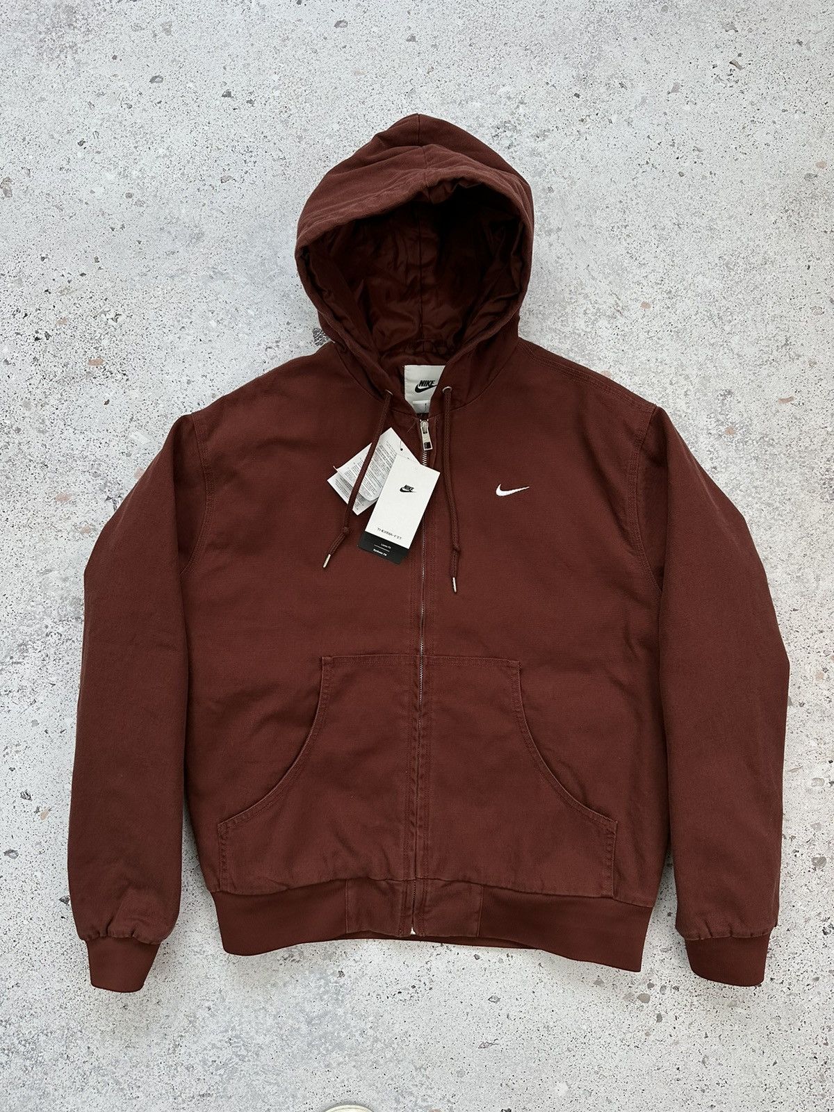 Other Nike Life Padded Hooded Jacket Men Brown M styled Size US M / EU 48-50 / 2 - 2 Thumbnail