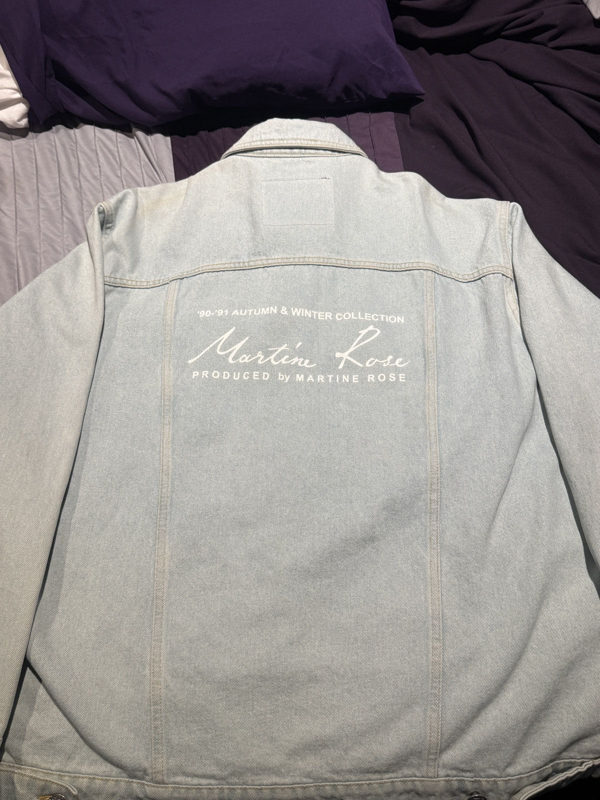Martine Rose 90-91 AW Martine Rose Denim Jacket Size US S / EU 44-46 / 1 - 3 Thumbnail