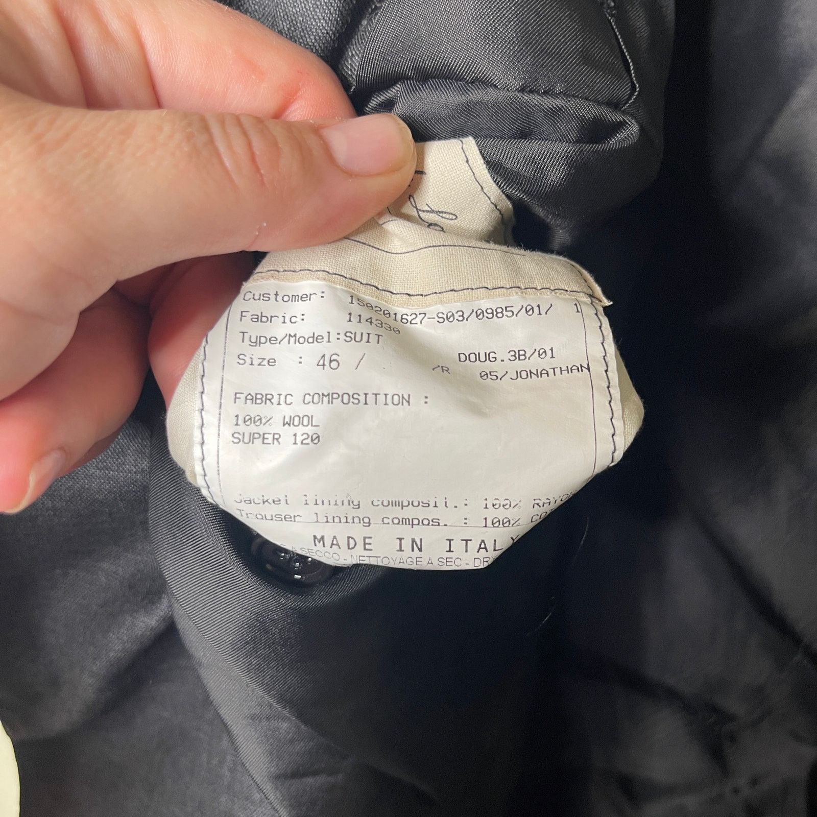 Ralph Lauren Purple Label grey 100% wool Blazer 46R