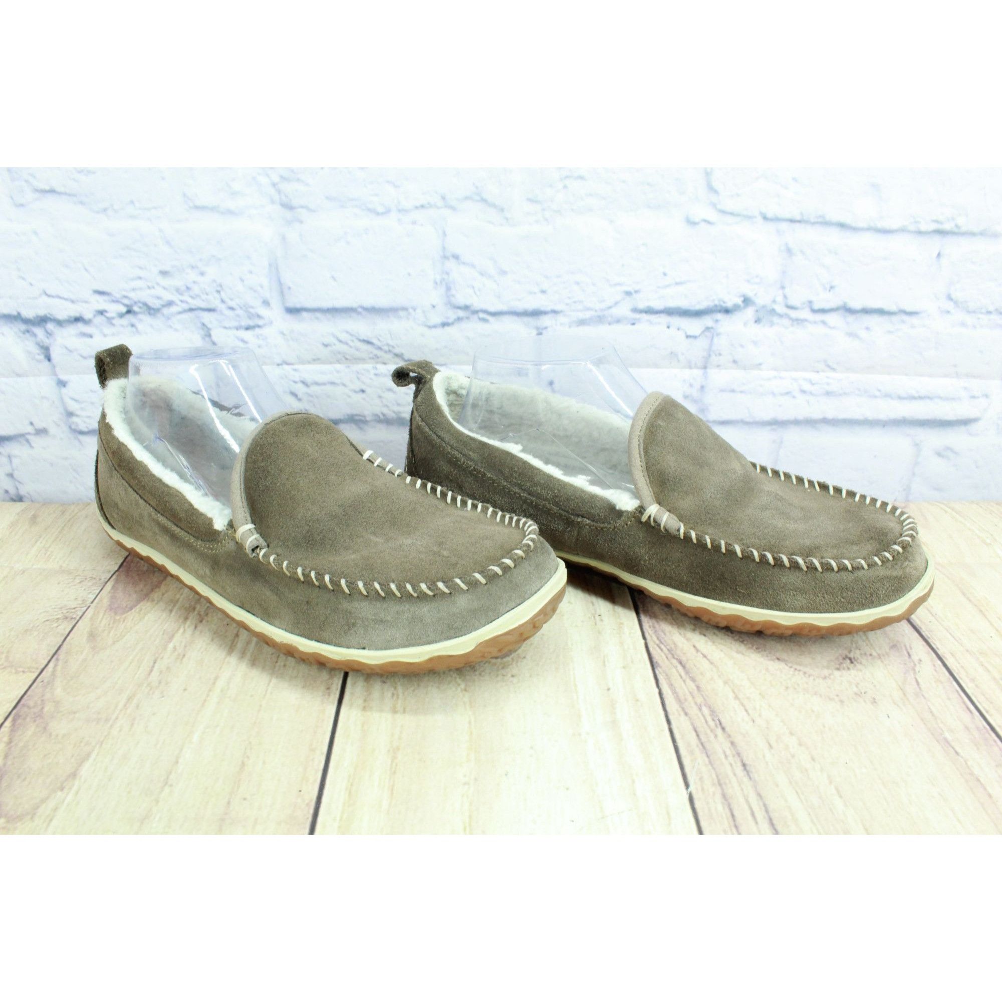 L.L. Bean L.L.Bean Suede Fleece Moc Slippers Women’s 9M Size US 9 / IT 39 - 2 Thumbnail