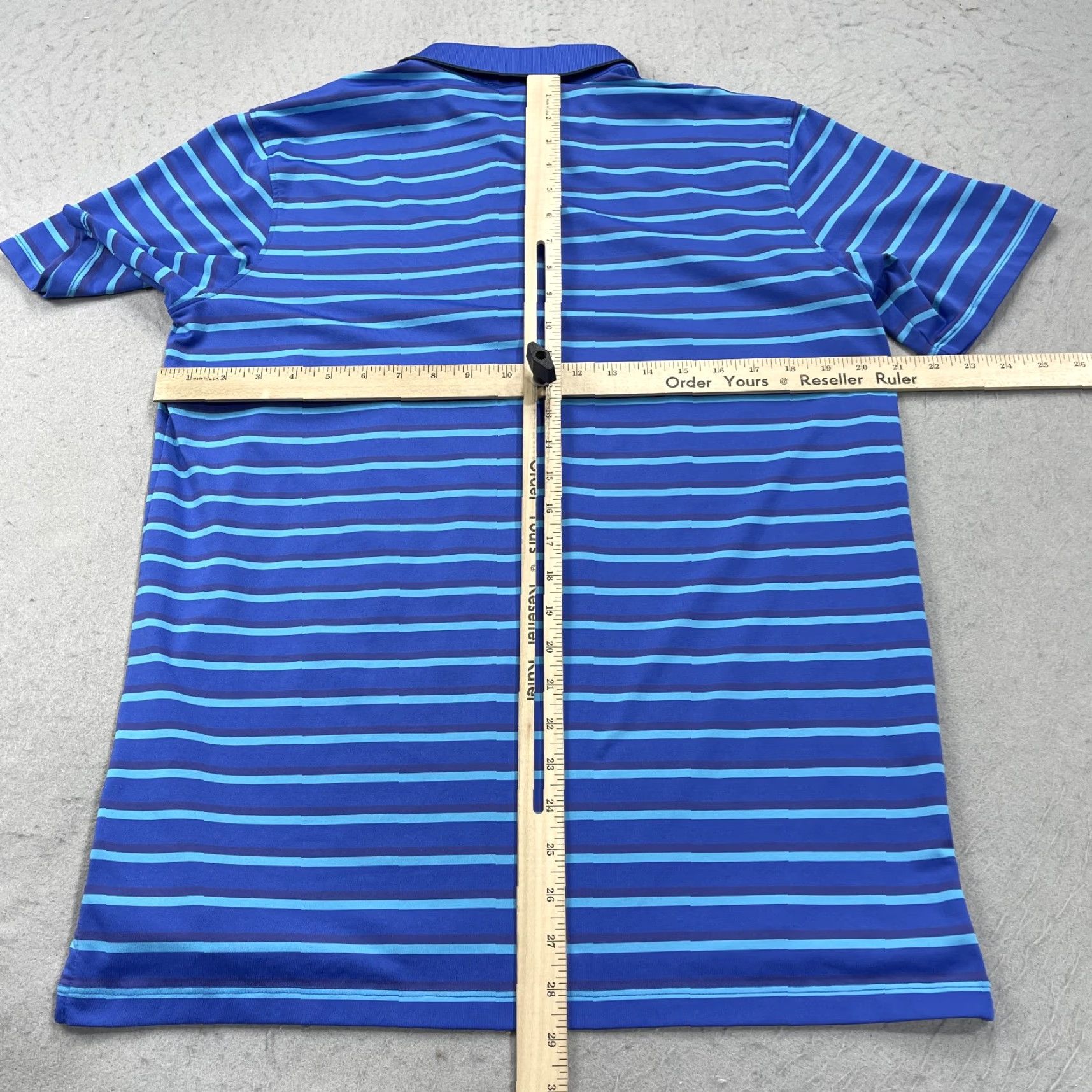 Vintage Greyson Polo Shirt Mens M Blue Stripe Performance Stretch The Legend Logo Polo Shirt Mens M Blue Stripe Performance Stretch The Legend Logo Size US M / EU 48-50 / 2 - 5 Thumbnail