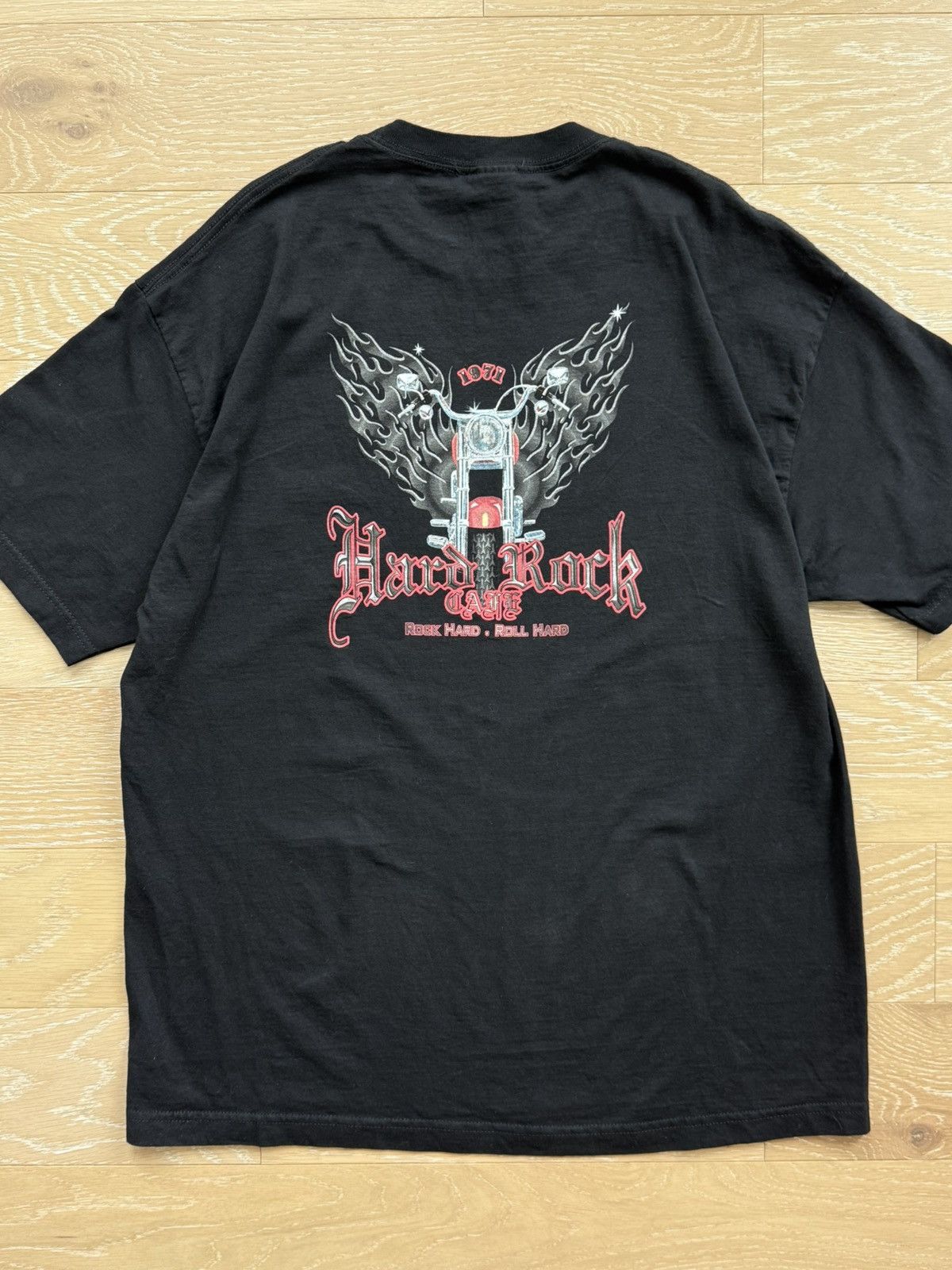 Hard Rock Cafe Vintage Y2K Hard Rock Niagara Falls 1971 West Coast Chopper Size US XL / EU 56 / 4 - 1 Thumbnail