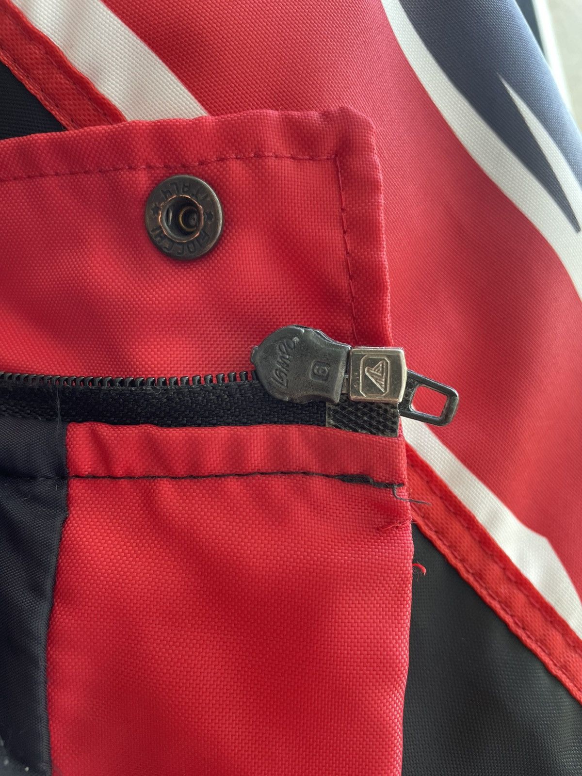 Yamaha Vintage 80s Yamaha Racing 2In1 Nylon Jacket Made In Italy Size US XL / EU 56 / 4 - 14 Thumbnail