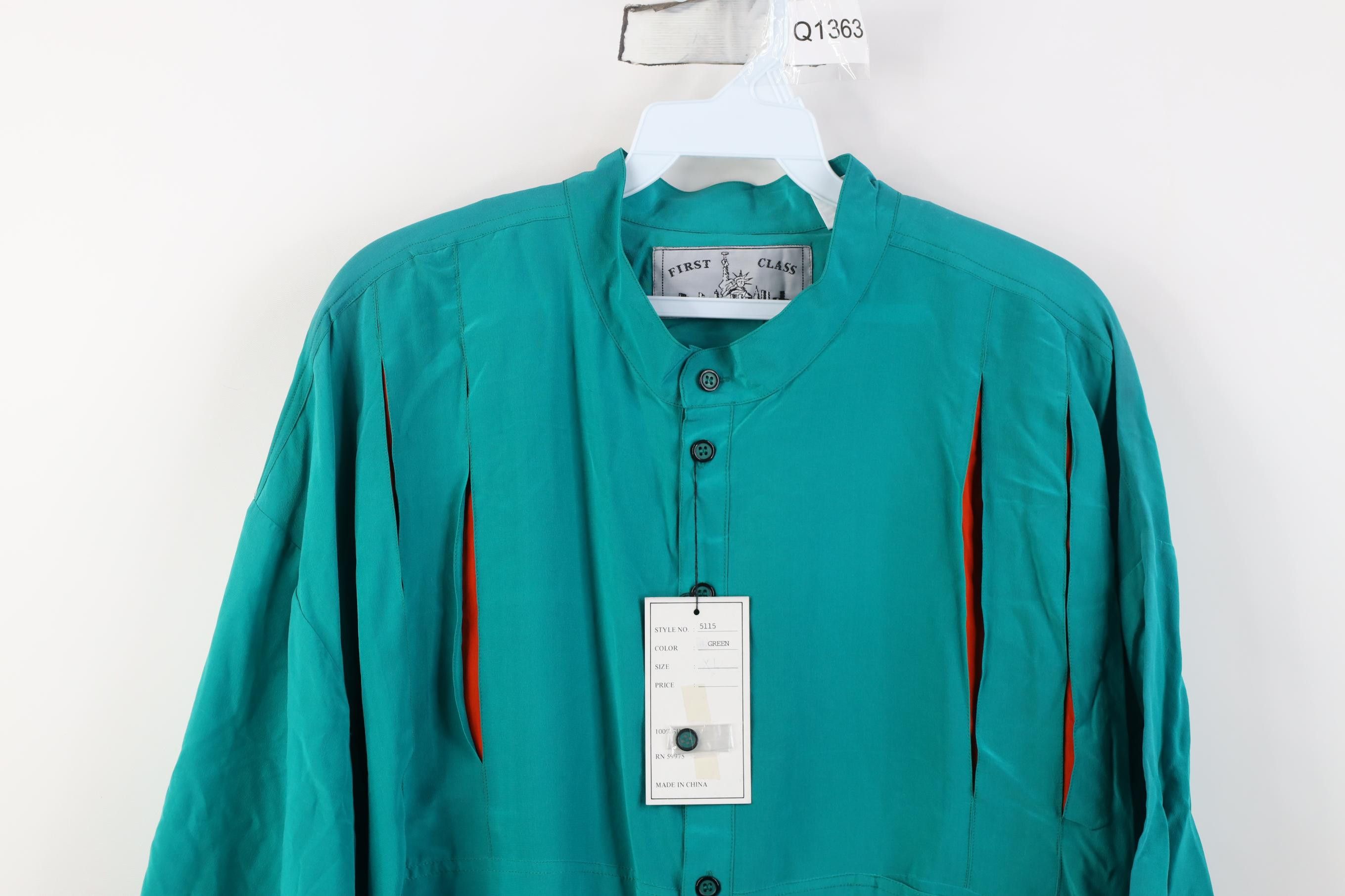 Vintage Deadstock Vintage 90s Streetwear Collar Button Polo Shirt Size US XL / EU 56 / 4 - 2 Thumbnail