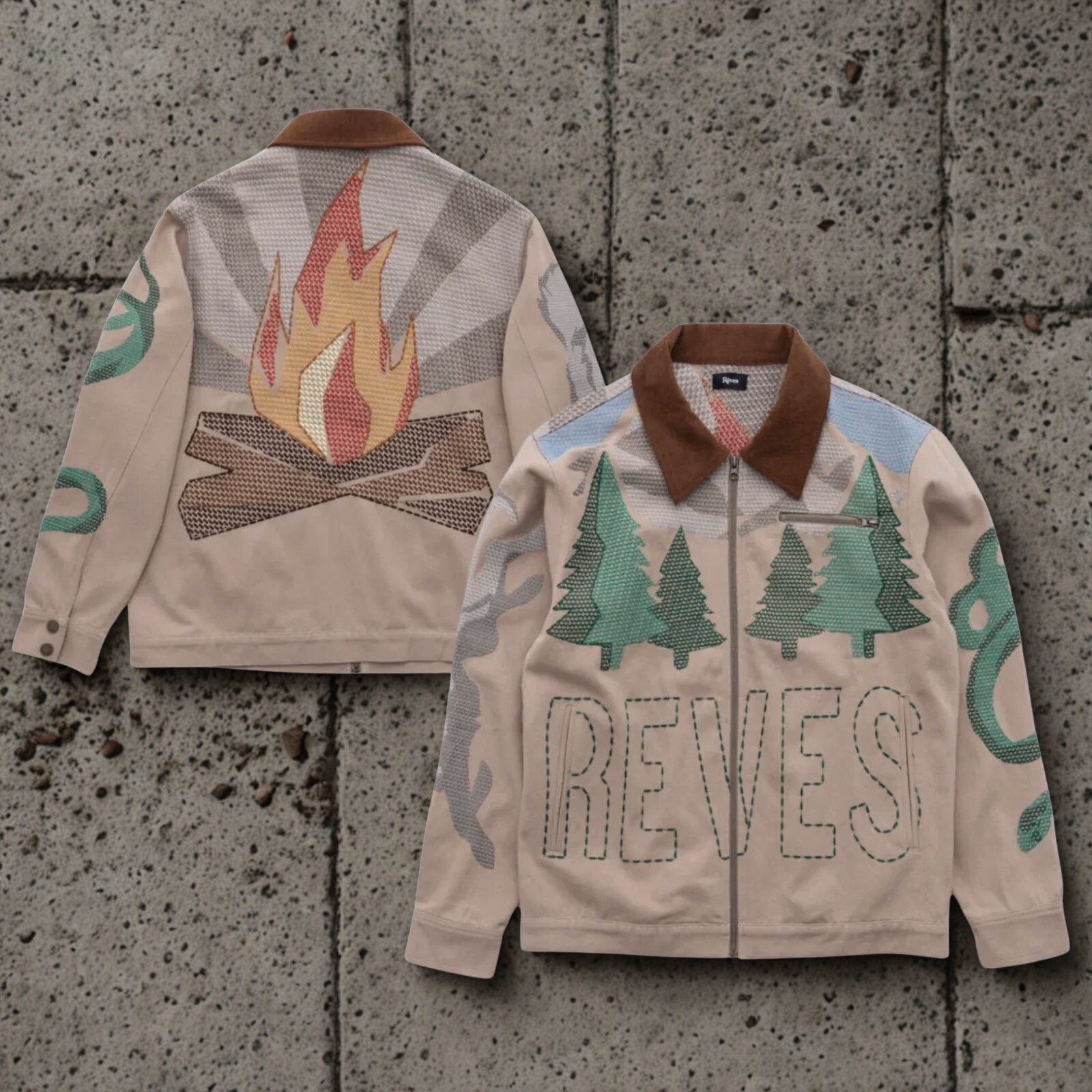 Other Reves Duck Canvas Camp Trucker Jacket XL NWOT MSRP $260 Size US XL / EU 56 / 4 - 12 Thumbnail