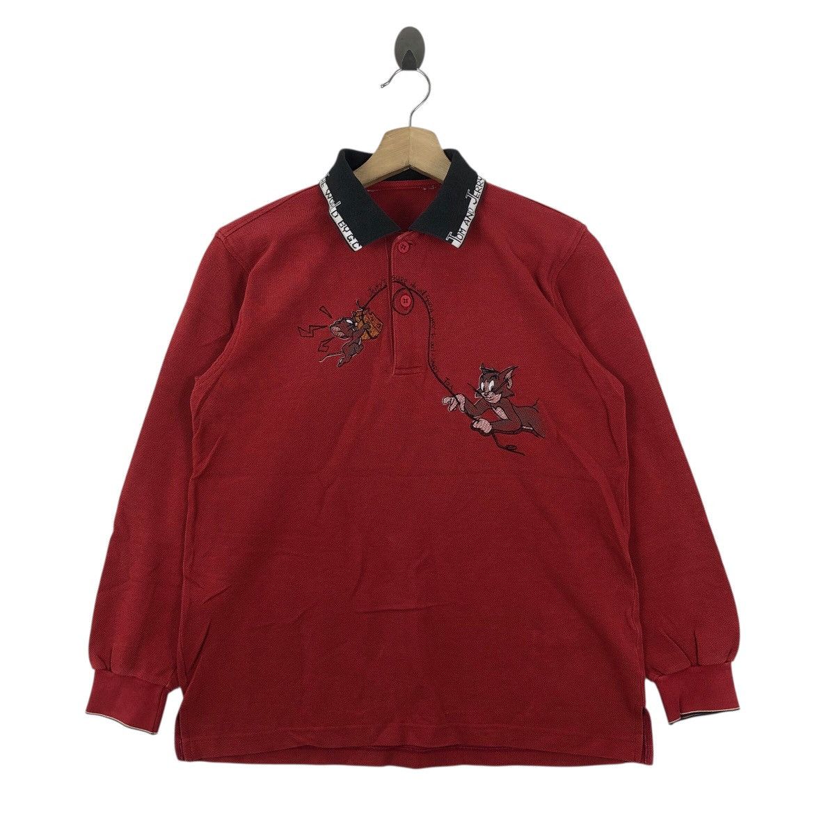 Vintage Vintage TOM And JERRY Polos Big Logo Cartoon Animation Size US M / EU 48-50 / 2 - 1 Thumbnail