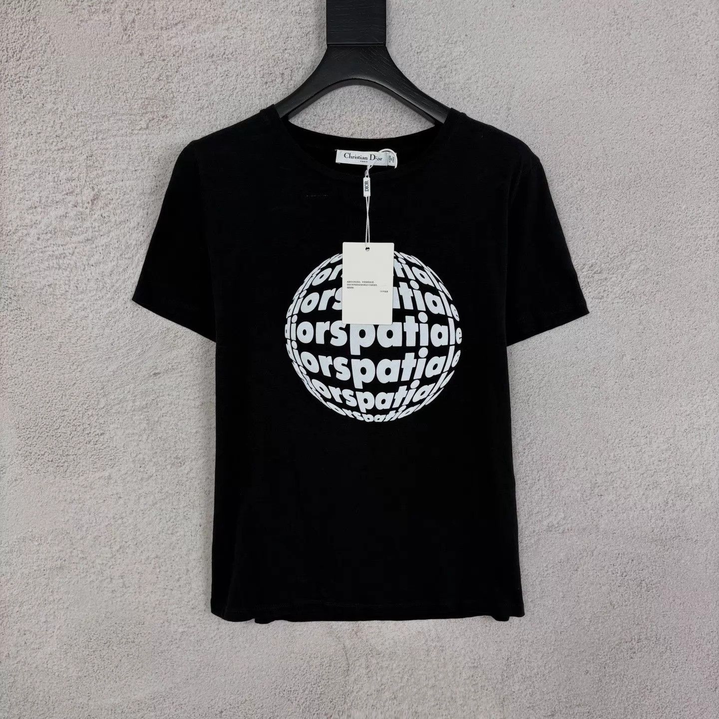 Dior Black Logo Short Sleeve Dior T-Shirt | Grailed