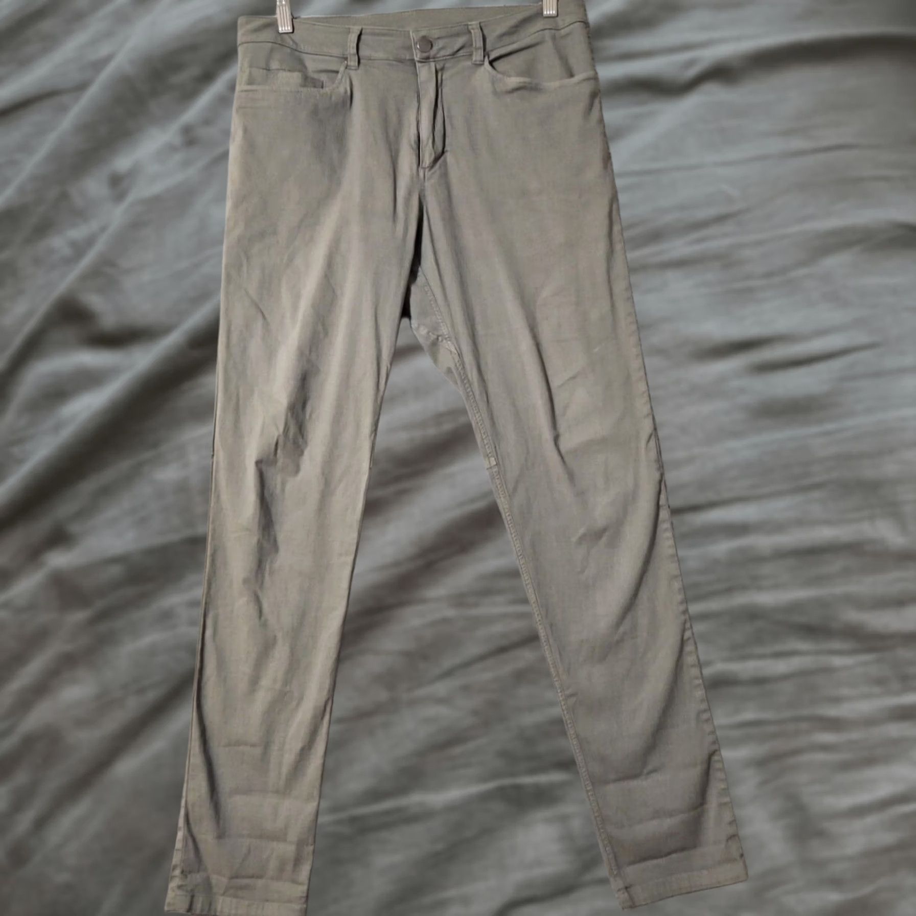 Lululemon Lululemon ABC Pants Mens 31 (33x32) Grey Sage Mid Rise Performance Adult Size US 31 - 1 Thumbnail