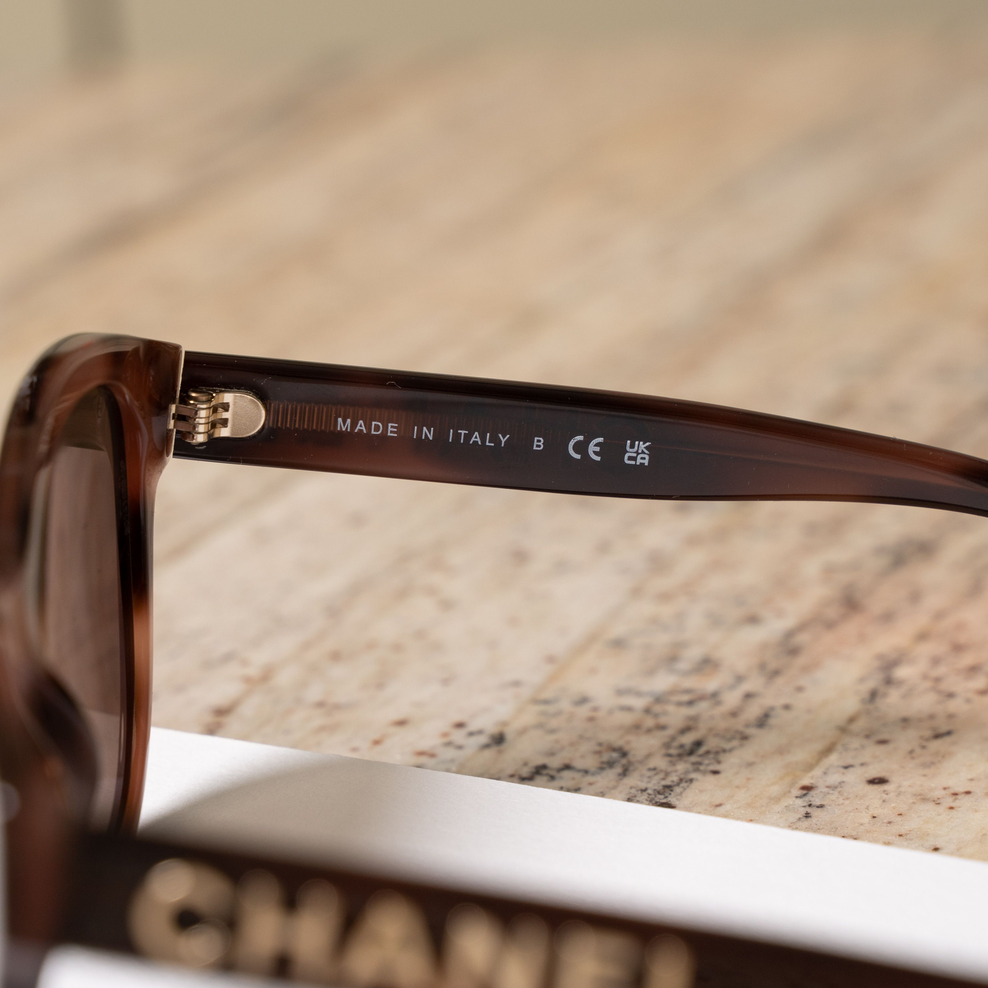 Chanel CHANEL 0CH5458 1661/3 Butterfly Sunglasses Size ONE SIZE - 5 Thumbnail